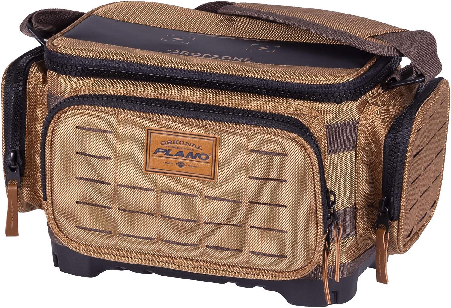 Plano Guide Series 3500 Tackle Bag, Beige, Includes 5 3500 Stowaway  Organization Boxes, Premium Soft Fishing Tackle Storage, Waterproof &  Non-Skid Base