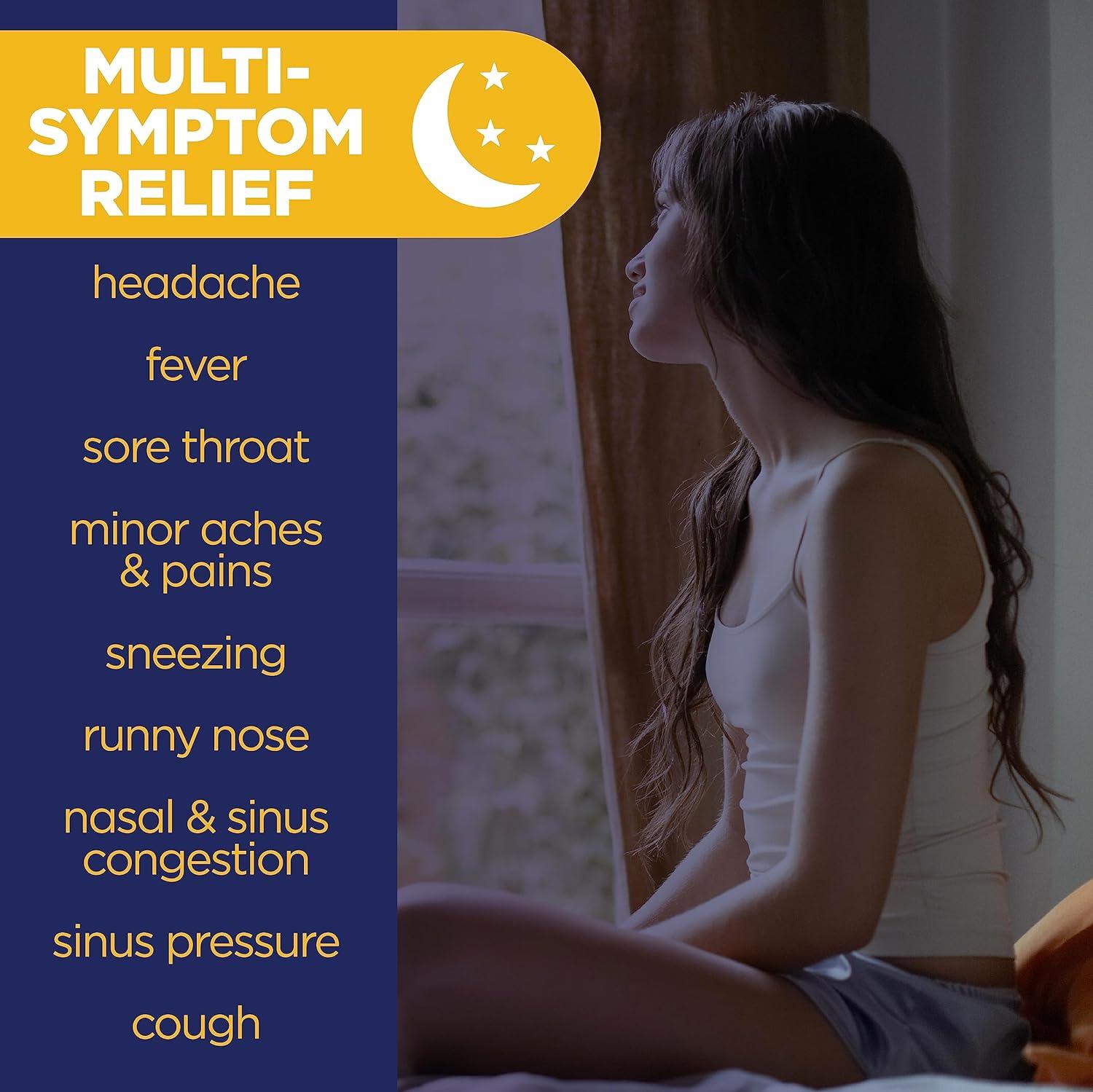 Good Sense Nighttime Honey Flavor Severe Cold and Flu Relief Liquid