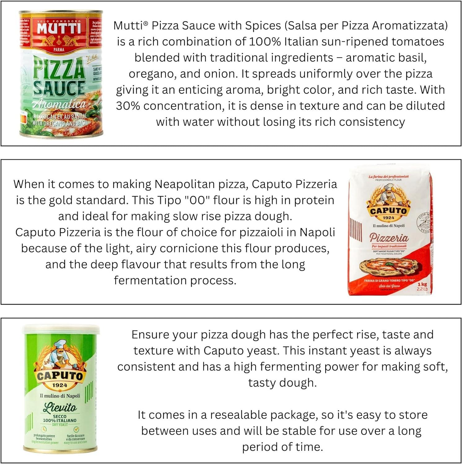 BUB Pizza Making Kit Make Authentic Neapolitan Pizza Dough at Home