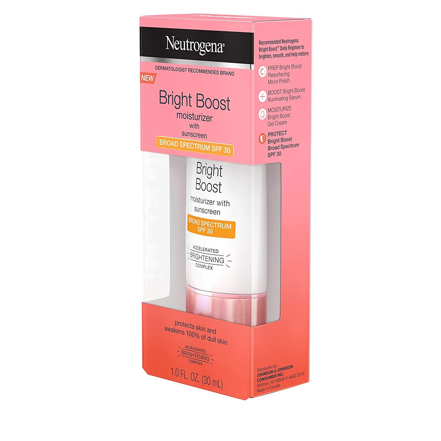 Neutrogena Bright Boost Moisturizer SPF 30 - 1 fl oz (30 ml