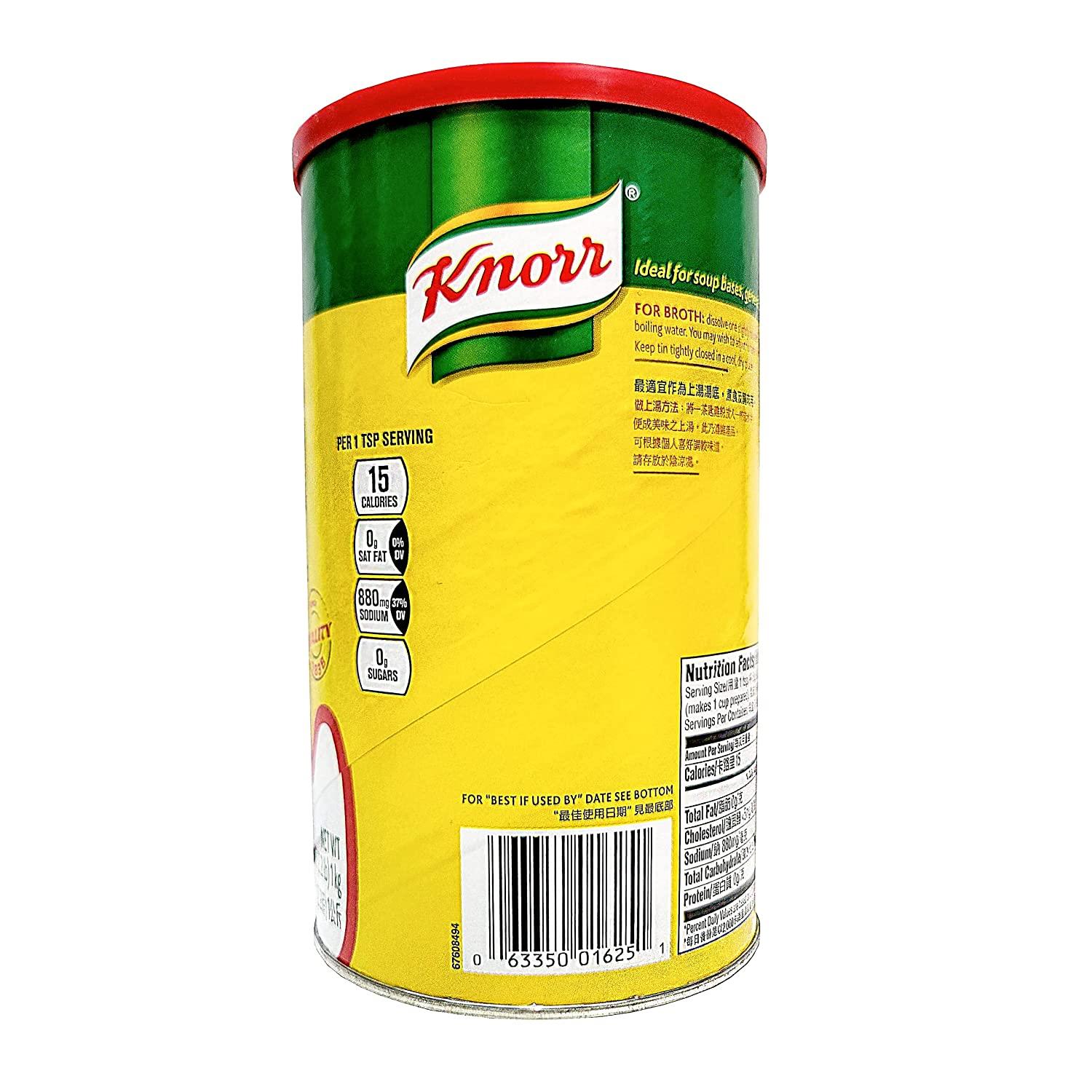 Knorr Chicken Broth Mix 2.2 lbs 2 Pack Savory Chicken Flavored Broth Top Quality Seasoning