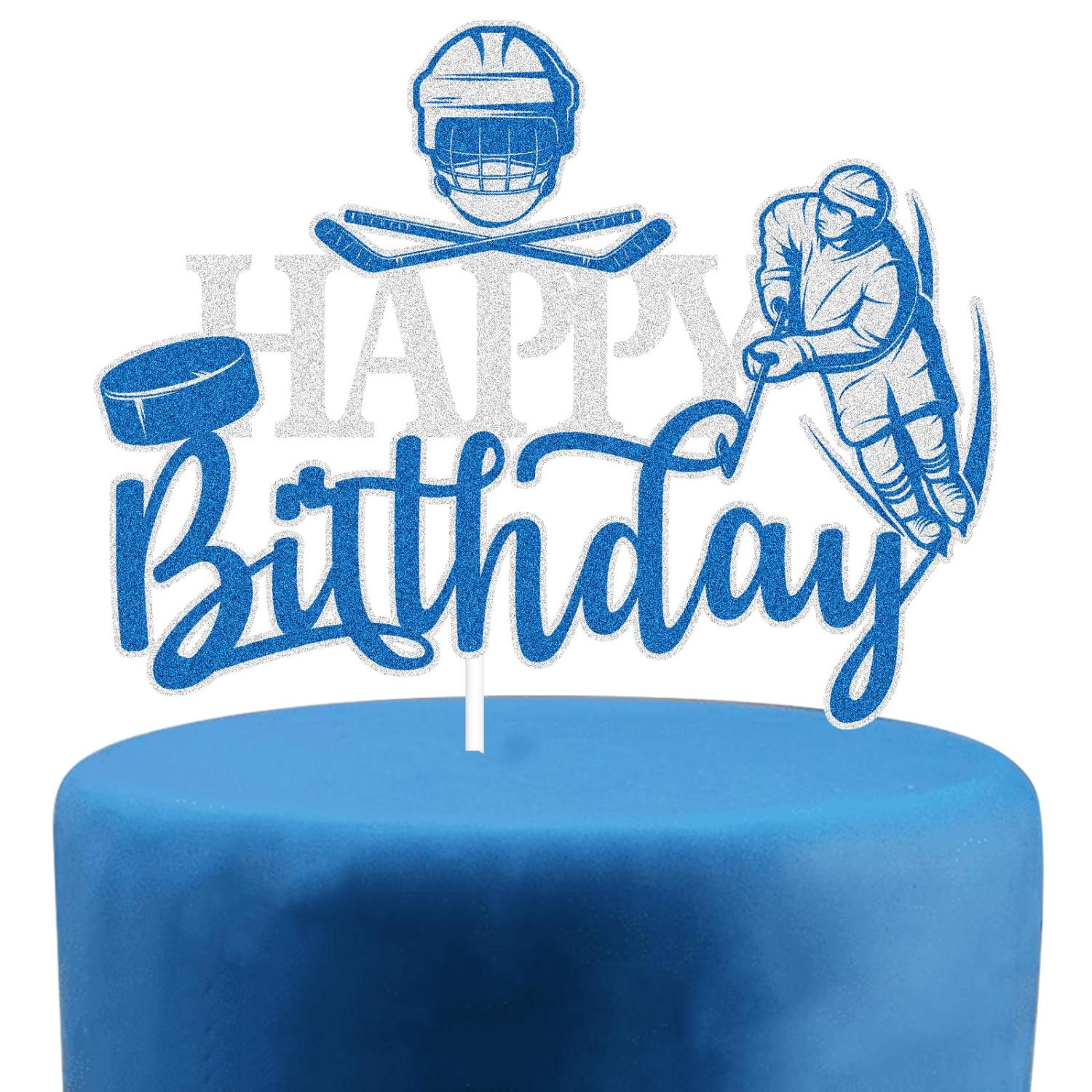Hockey Cake Topper Ice Hockey Cake Topper Sports Cake