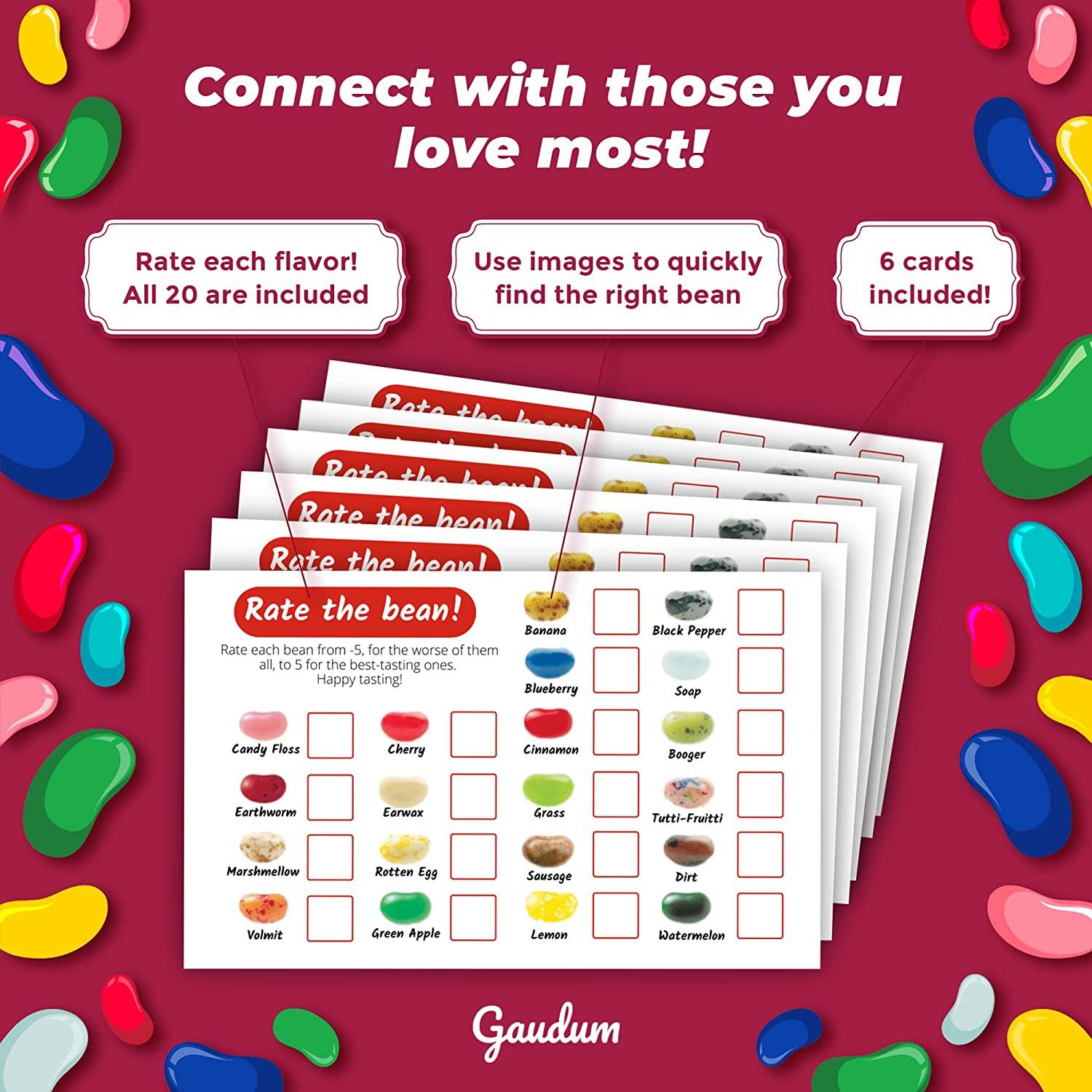 Jelly Belly Harry Potter Bertie Botts Every Flavored Beans Bundle 1.2 oz (4 ct) + Rating Cards