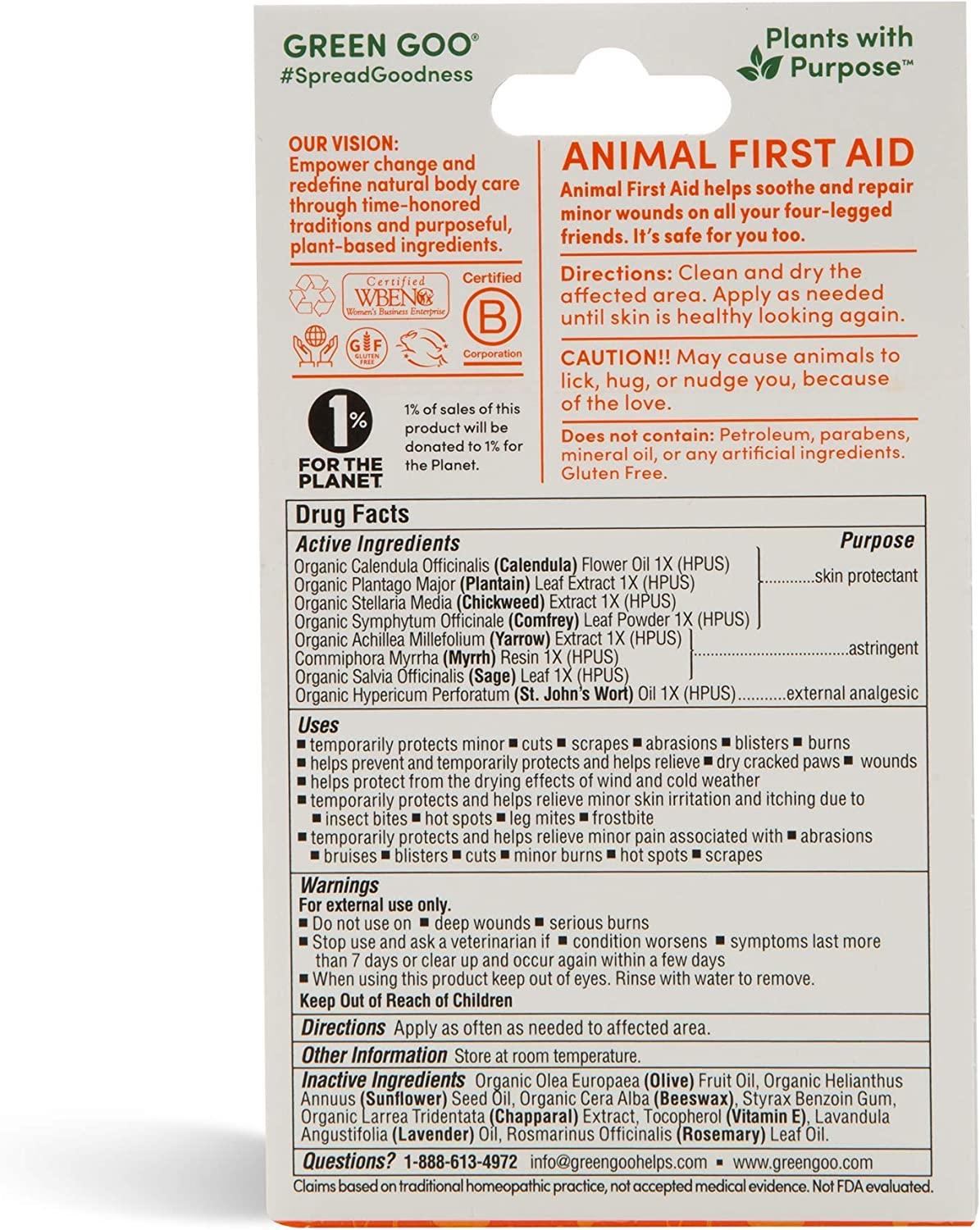 Green Goo Animal First Aid Salve  oz ( g)