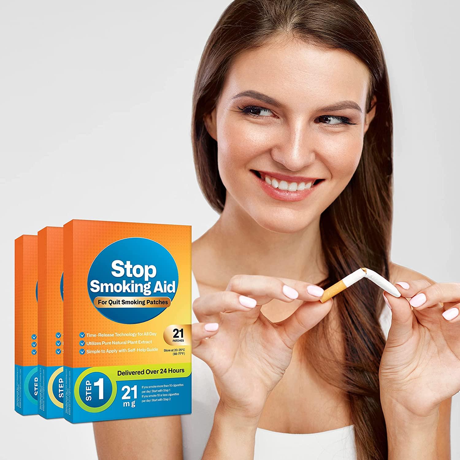Neenoxtub Smoking Aid Stop Smoking Patches to Quit Smoking Step 1, Easy and Effective Anti