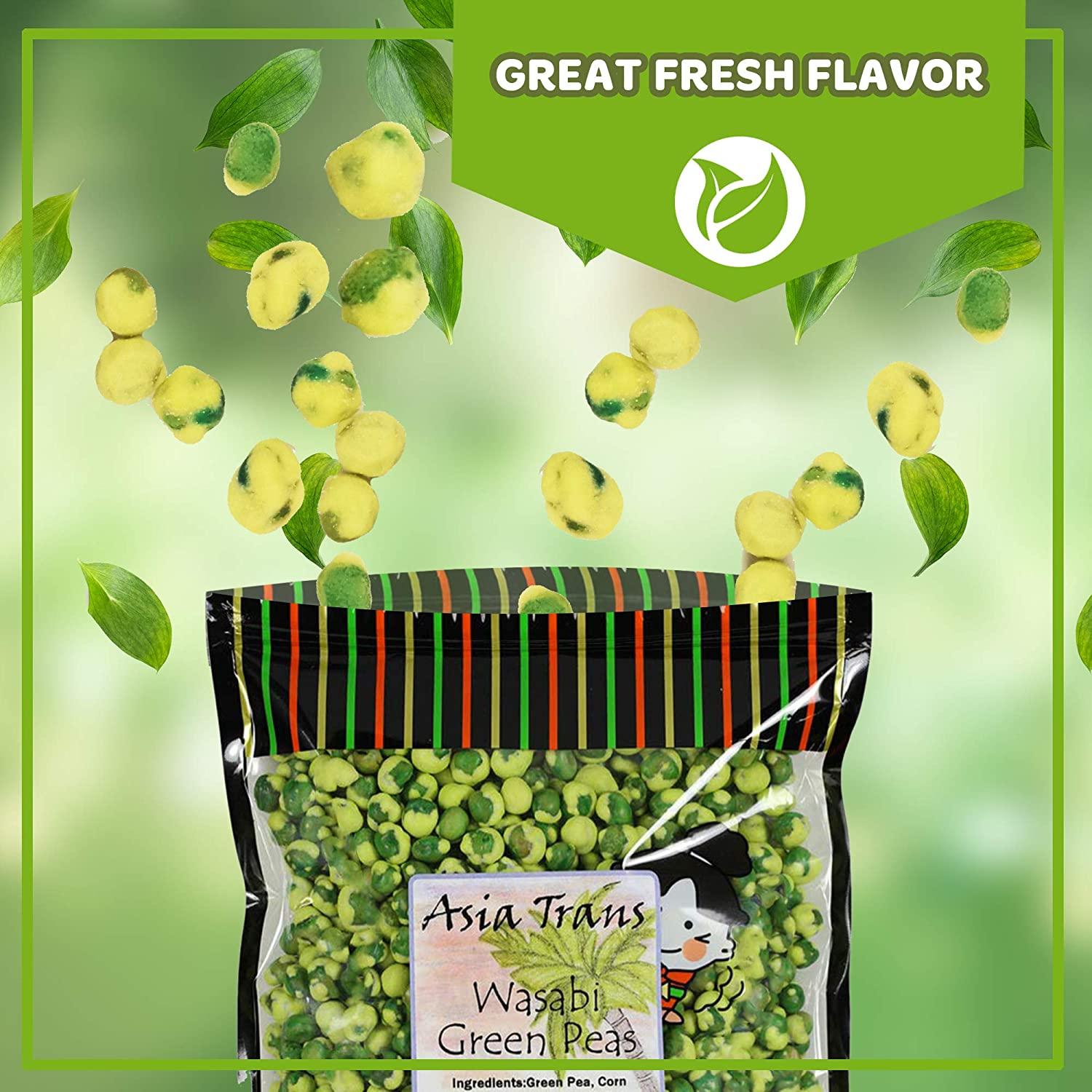 Roasted Wasabi Hot Green Peas