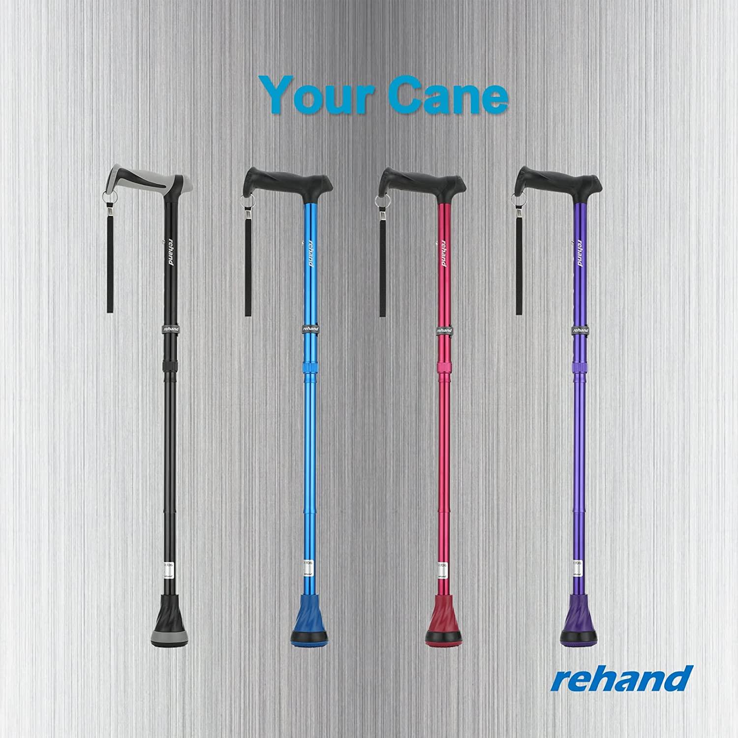 Rehand All Terrain Walking Cane, Colorful Foldable Walking Sticks for