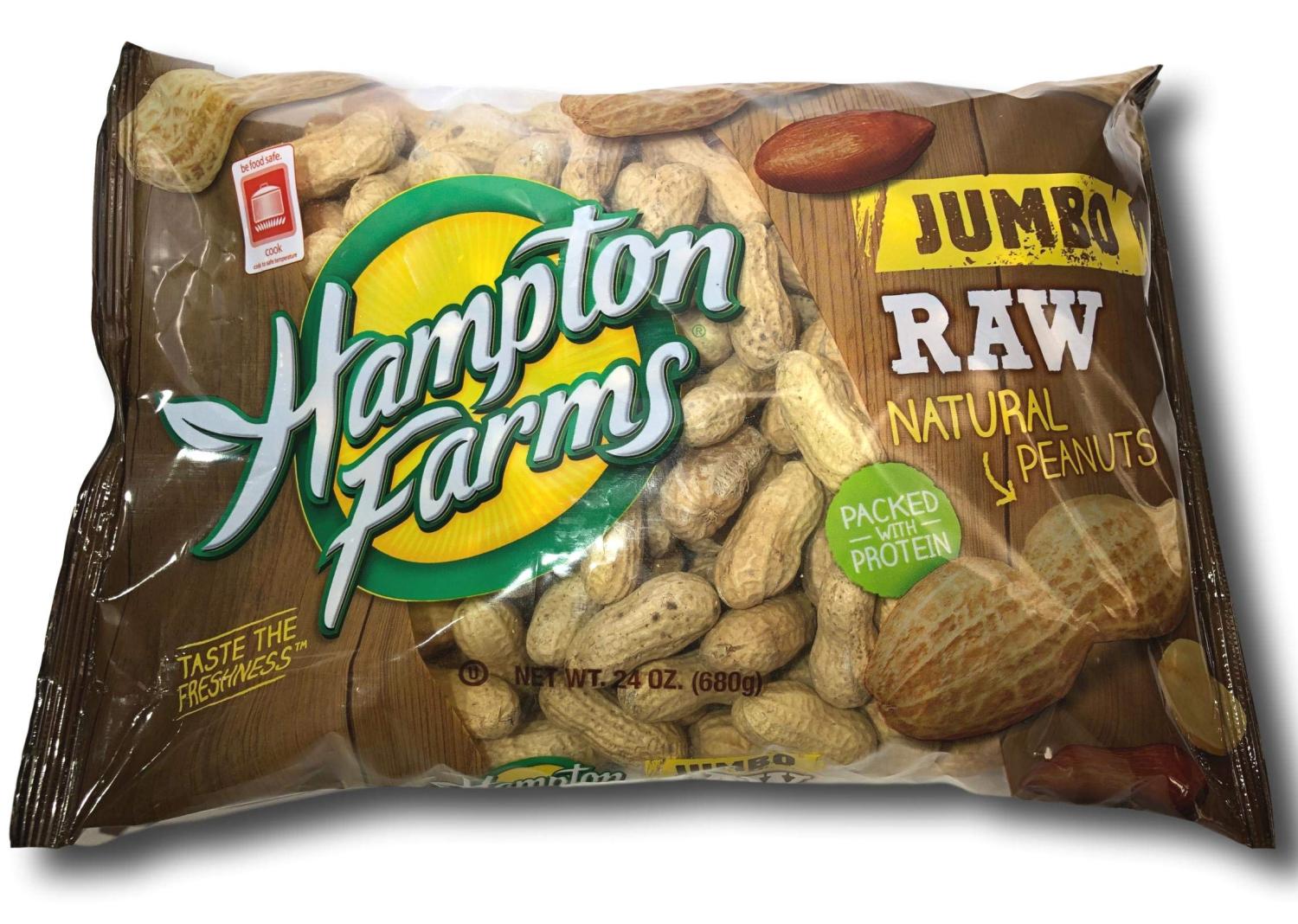 JUMBO RAW INSHELL PEANUTS (24 OZ.) (Jumbo) GREAT FOR BOILING 1.5 Pound