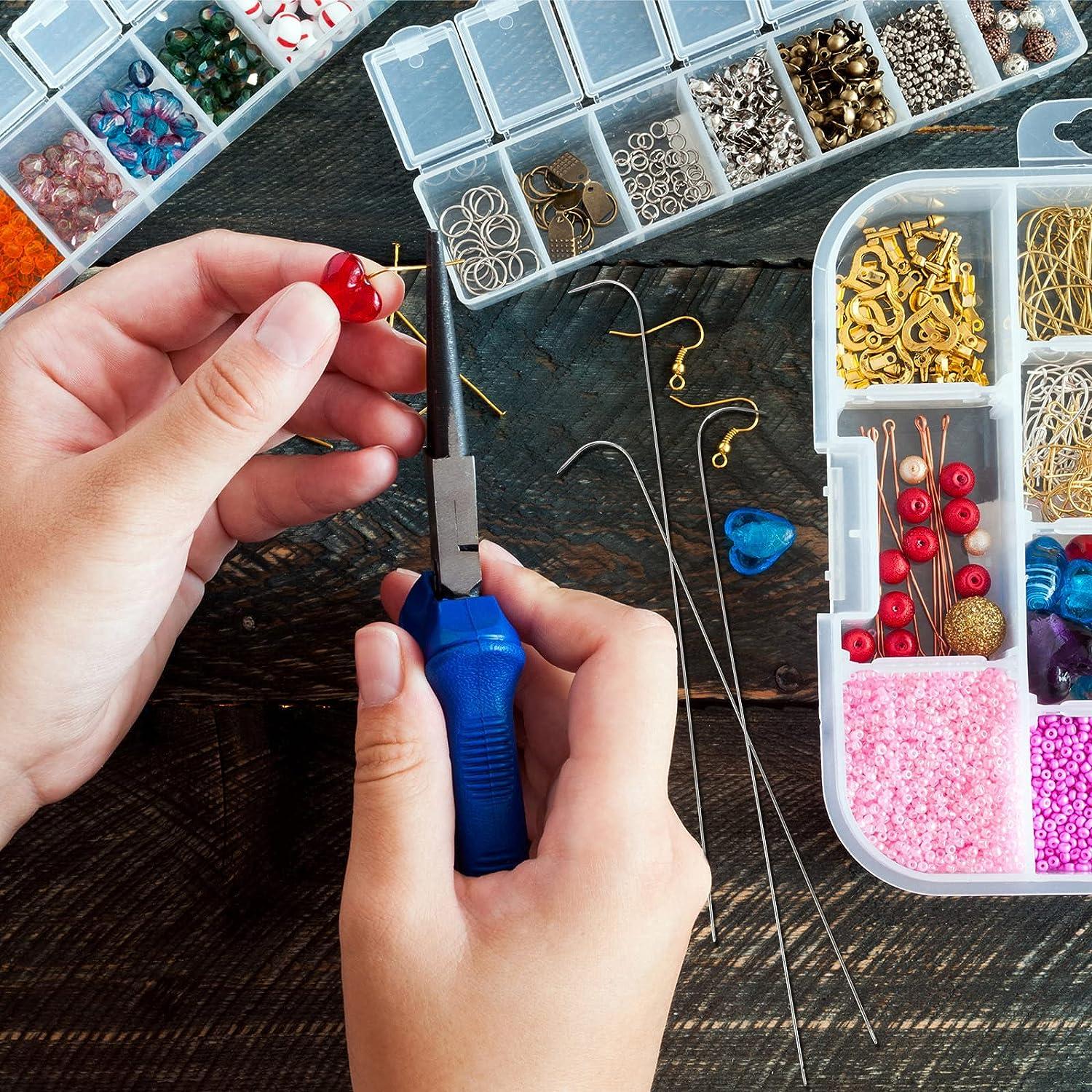 Curved Beading Needles 3 Pieces Big Eye Curved Needle Stainless Bead