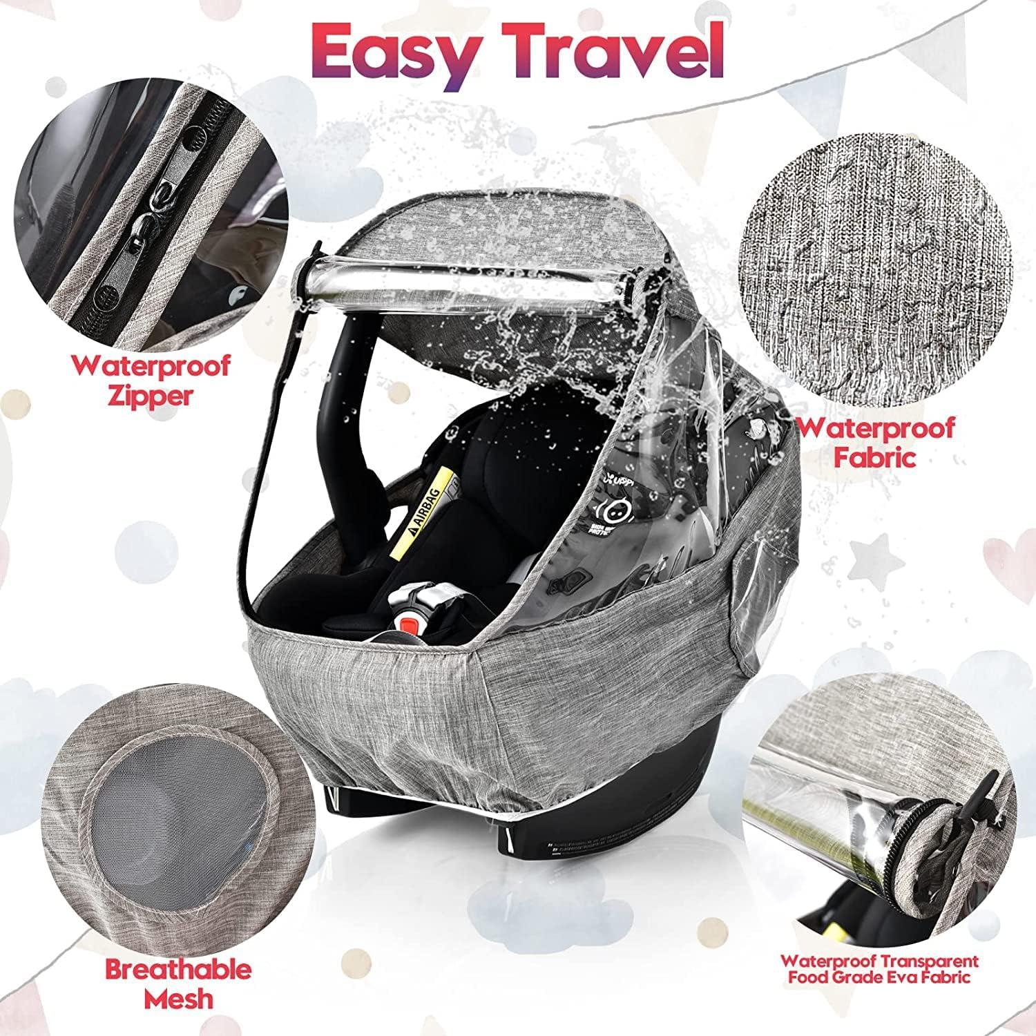 Atoke Baby Car Seat Rain Cover Universal Infant Car Seat Cover Baby
