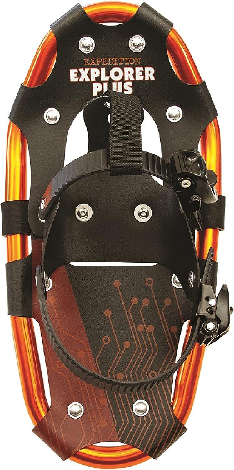 Explorer Plus Lightweight Aluminum Frame Snowshoes with Dual Ratchet