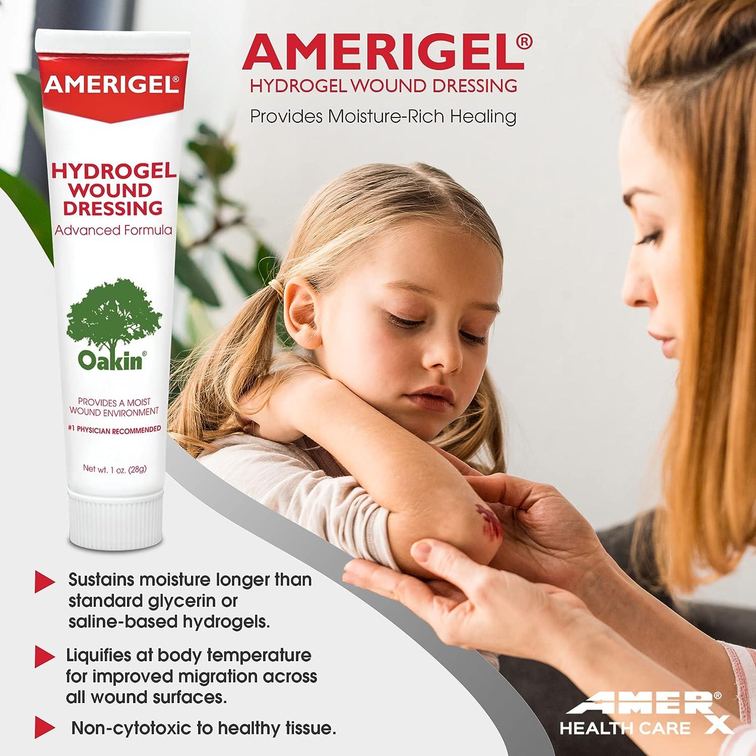 AMERIGEL Wound Care Bundle 1 oz. Hydrogel Wound Dressing 4 fl oz