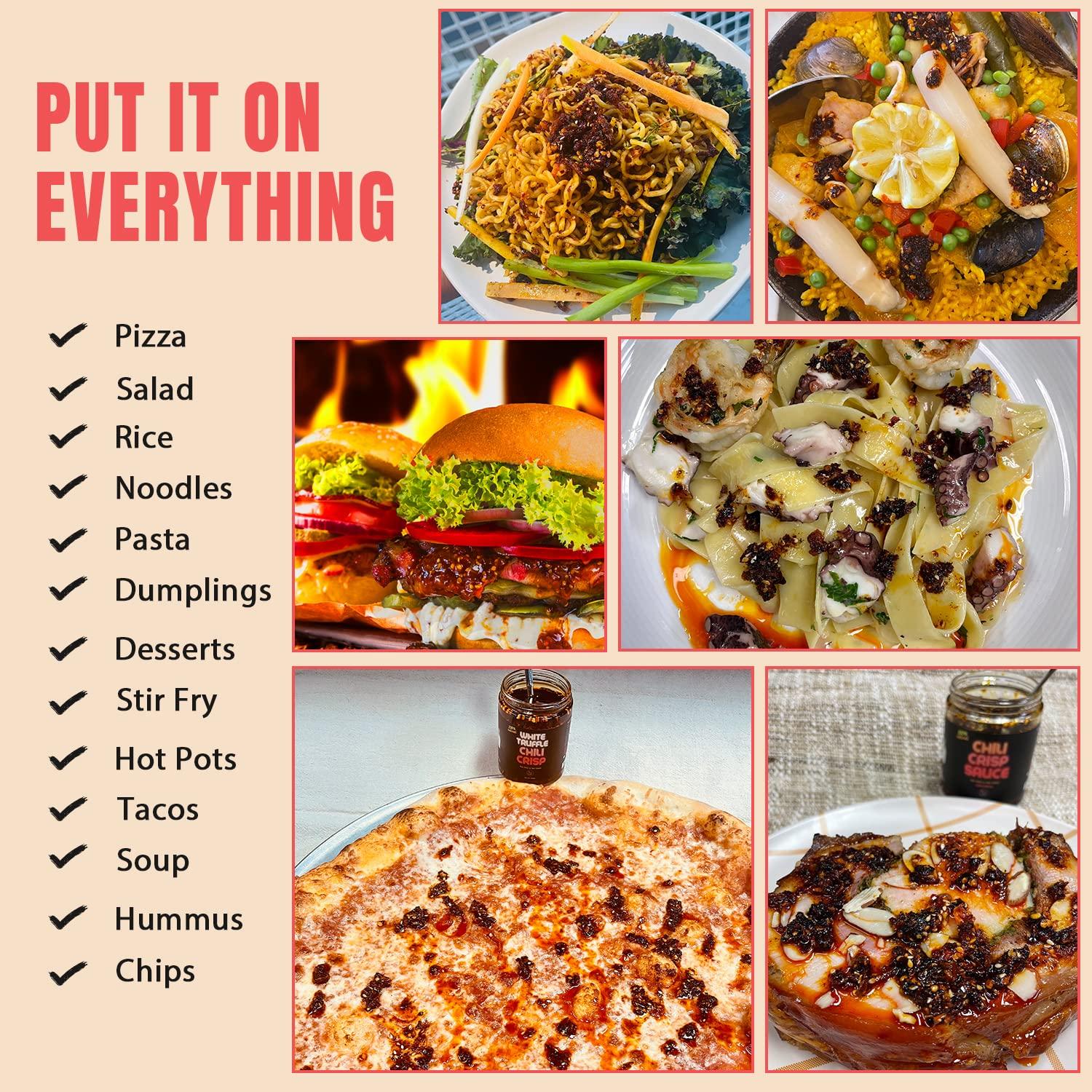 Sauce Up 100 Natural Artisan ChiliCrisp 6oz Vegan Keto GF Chili Oil