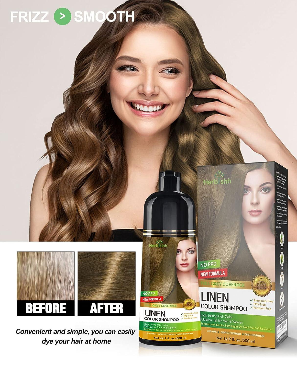 Herbishh Hair Color Shampoo 10 Sachet 1 Argan Hair Mask Pouch | 3 In 1 - View #4