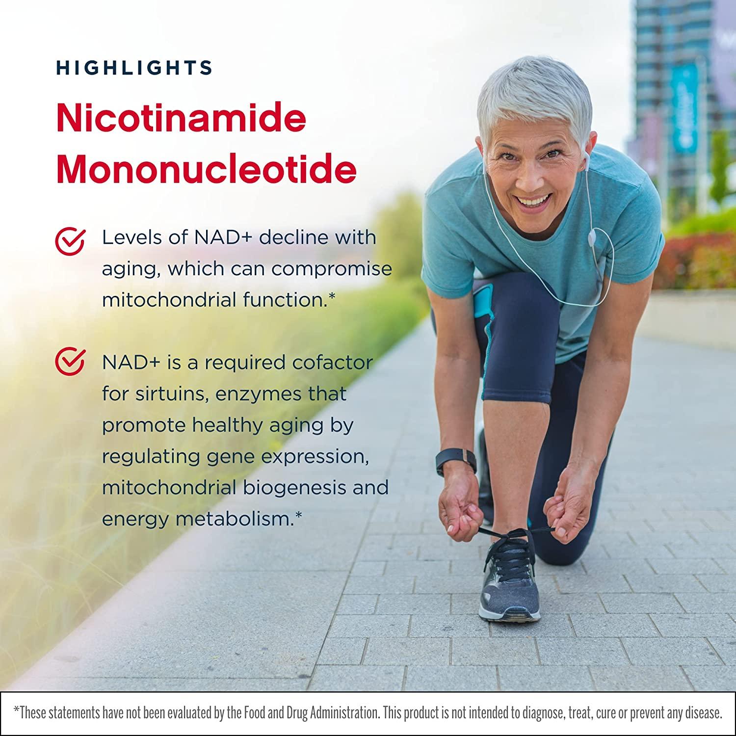 Buy Jarrow Formulas NMN 60 Tablets Premium Nicotinamide Mononucleotide Supplement for Cellular