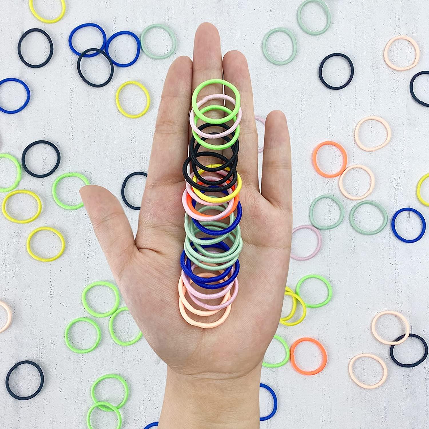 ZCOINS Baby Hair Ties for Thin Hair Ponytail Holder for Newborn Girls