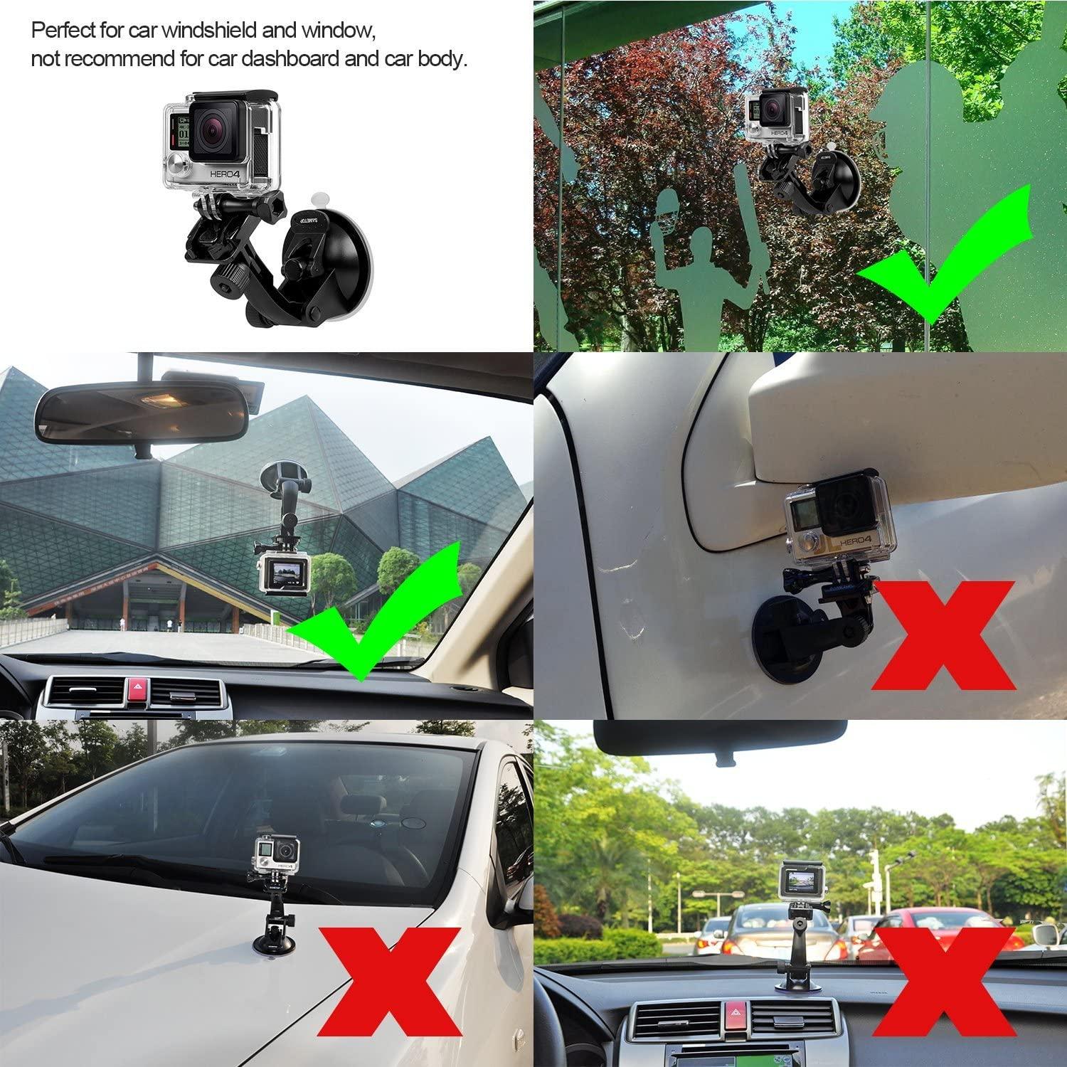 Gopro 11/10/9/8/7/6/5 Suction cup Camera Mobile Phone Car Stand