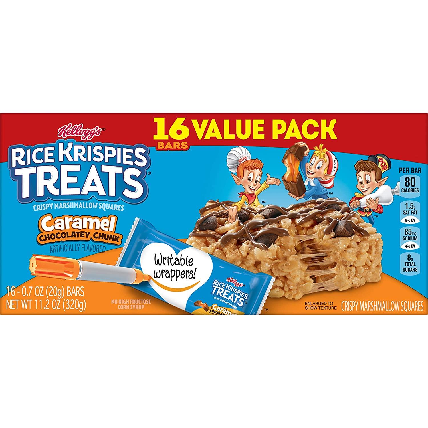 Rice Krispies Treats Caramel Chocolatey Chunk Snack Bars 16 Bars, 11