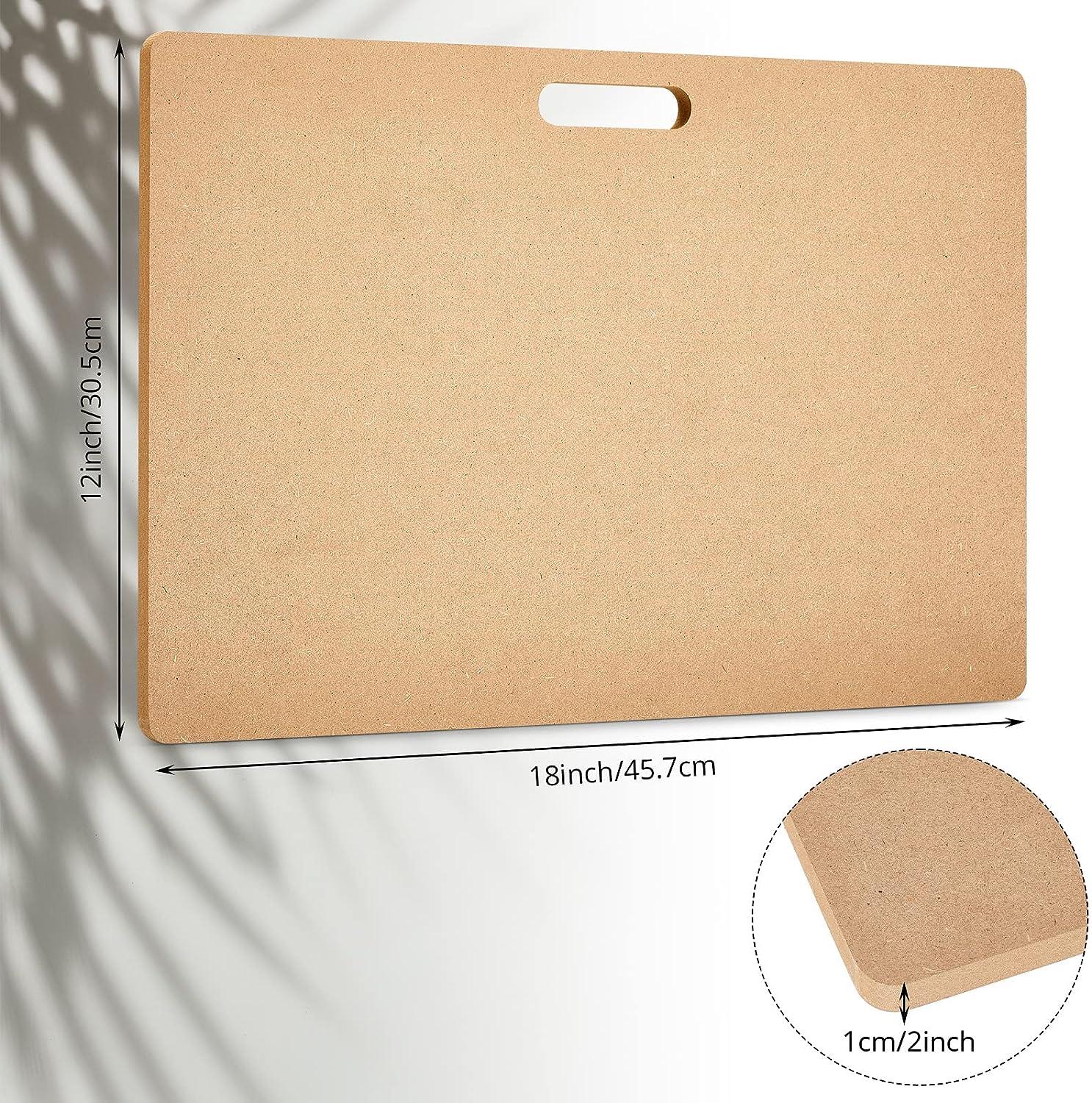 Portable Clay Wedging Board Clay Board with Built in Handle Wooden Mat