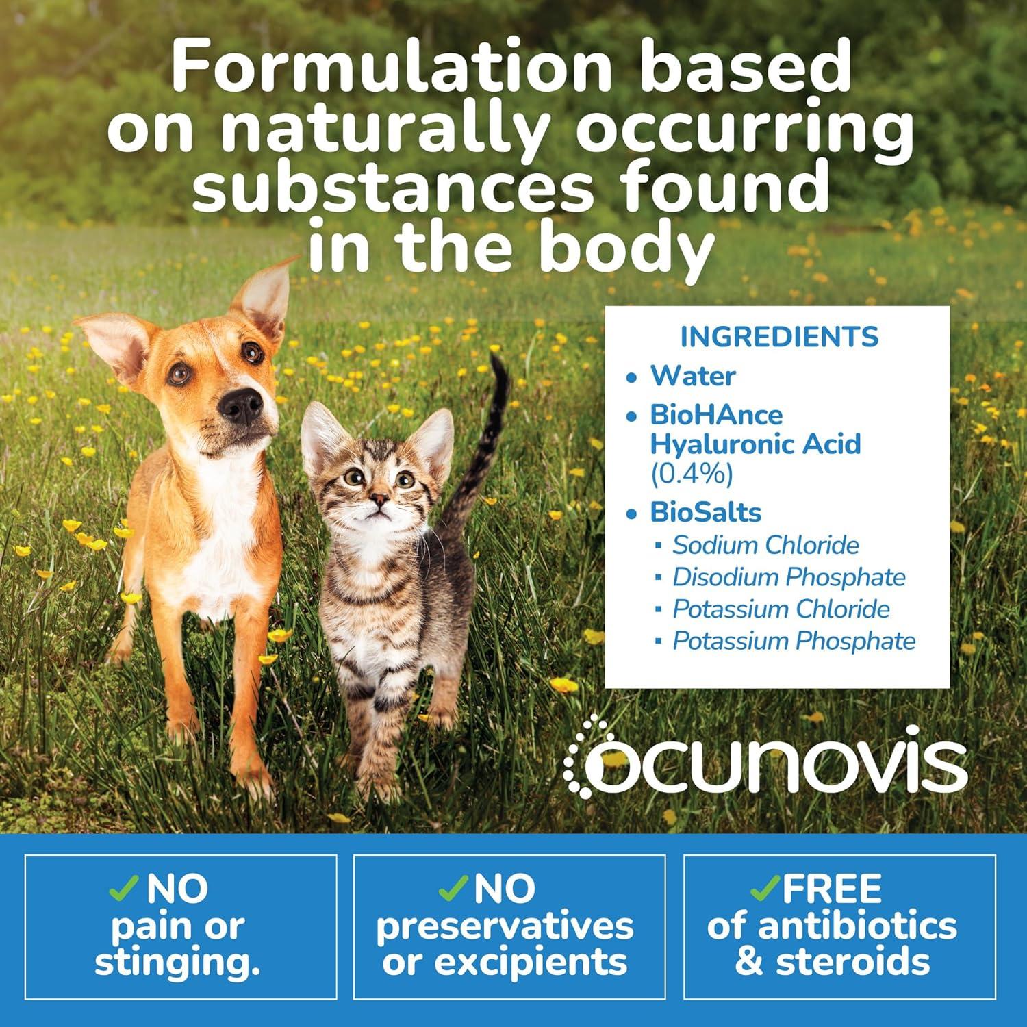 Sentrx Ocunovis Gel Eye Drops for Dogs & Cats Eye Lube for Dogs Allergy  Relief Lubricant Dogs with Dry Eyes Artificial Tears - 0.33 Oz | Buy Now  with Express International Delivery | GoSupps.com