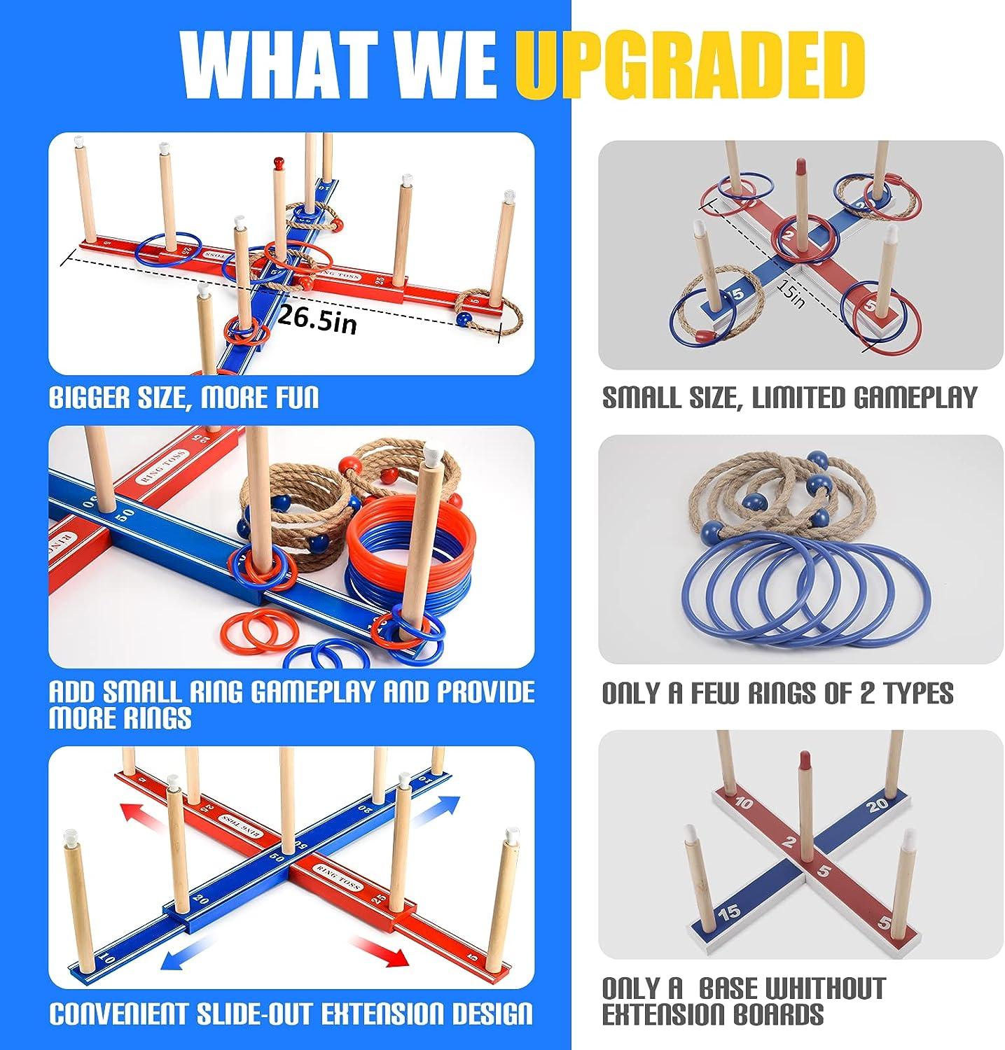 Yard Games Outdoor Games For Kids DHF10 3-12: FunforFun! Upgraded