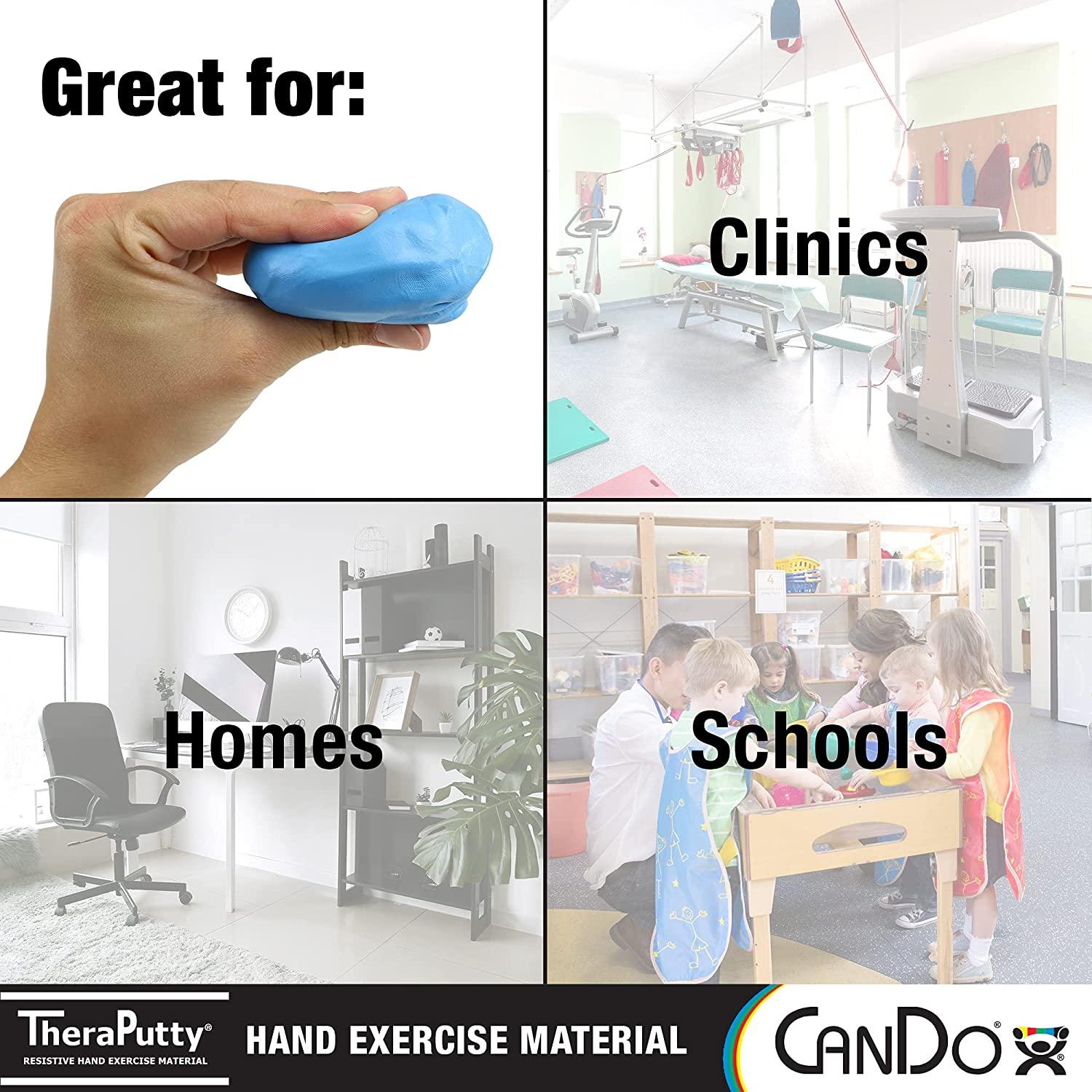 CanDo TheraPutty Standard Hand Exercise Putty For Rehabilitation