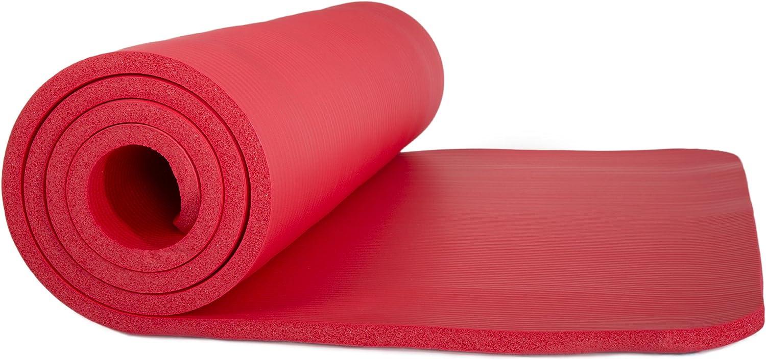 Wakeman Fitness Extra Thick Yoga Exercise Mat 71 x 24 x 0.5 