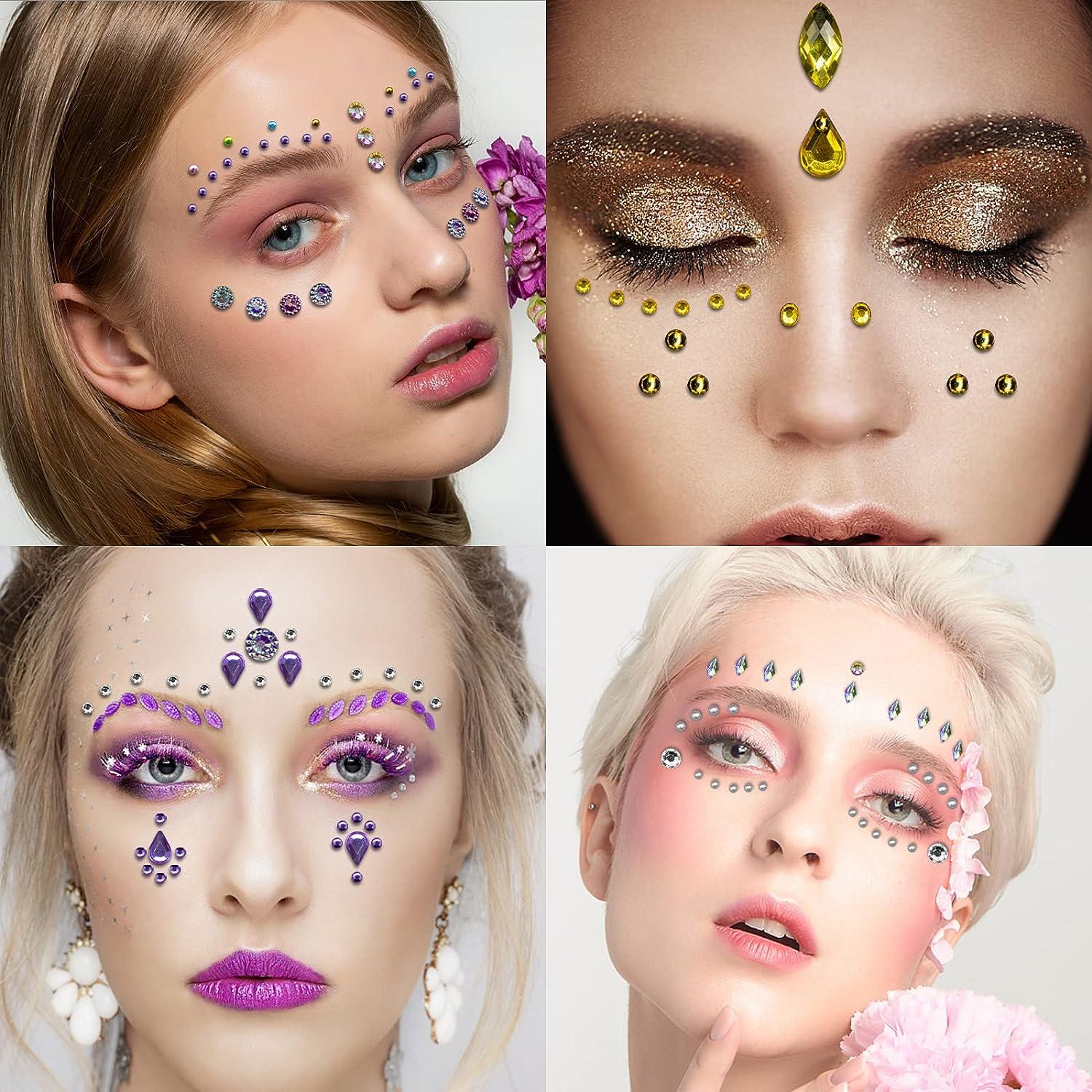 NOOEPC Face Gems Stick on Face Gems-Makeup Self Adhesive Face Rhinestones  Stickers Eye Gems Face Jewels Stick on Diamonds Face Stick Gems for Women  Festival Accessory and Nail Art Decorations - Yahoo