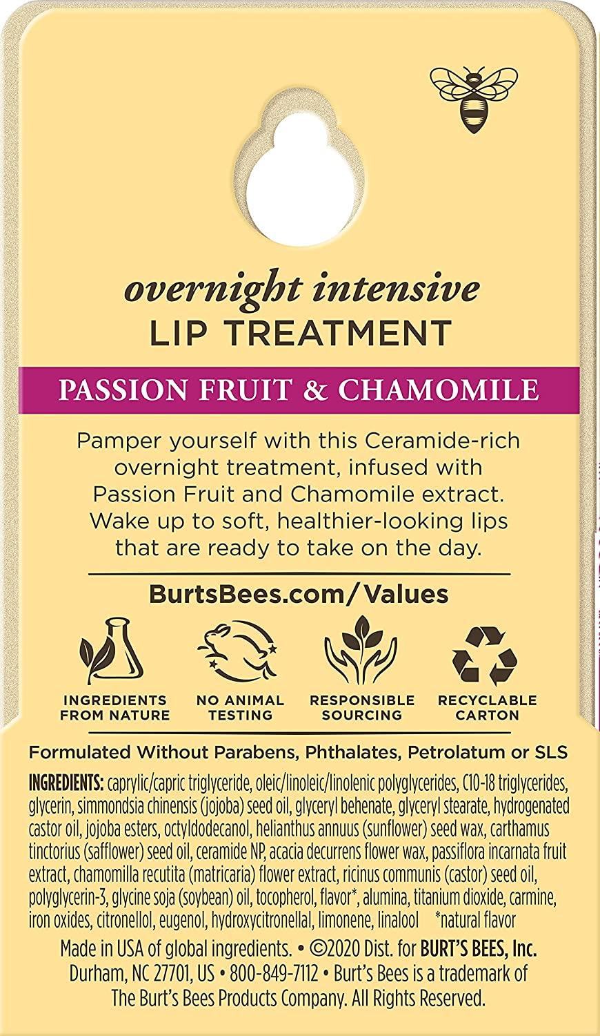 Burt's Bees Overnight Intensive Lip Treatment, Moisturizing Lip Care