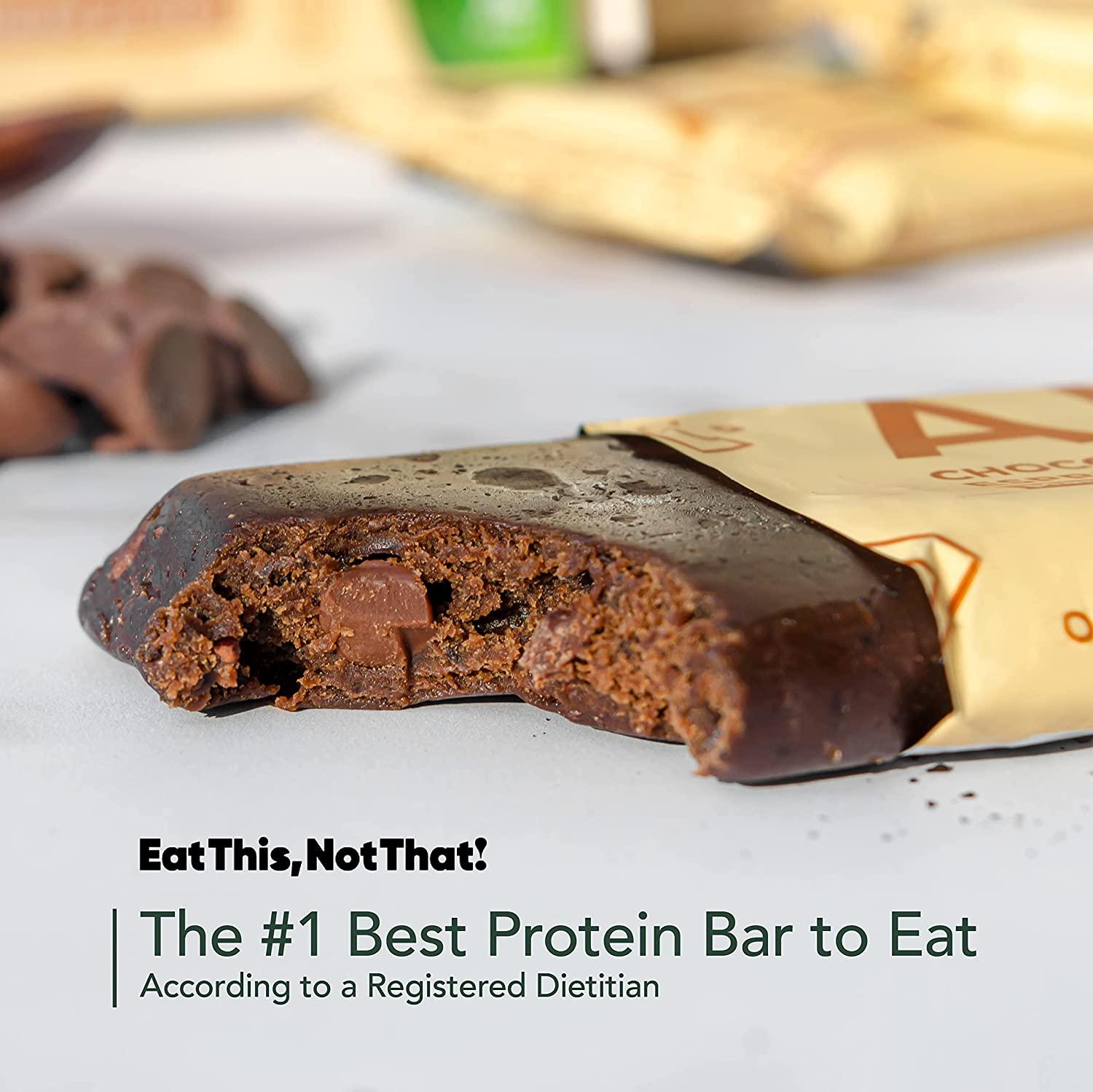 ALOHA Organic Chocolate Espresso Protein Bars 12 Bars Vegan, Low