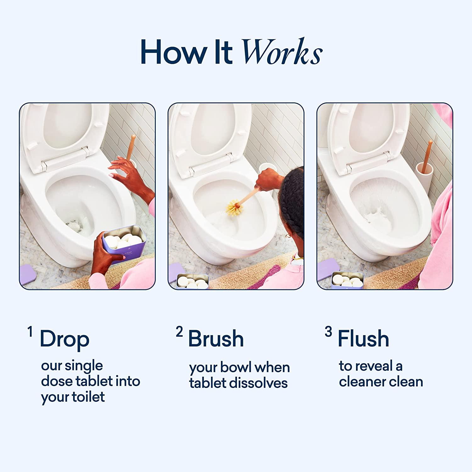 BLUELAND Toilet Cleaner Starter Set Eco Friendly & PlantBased