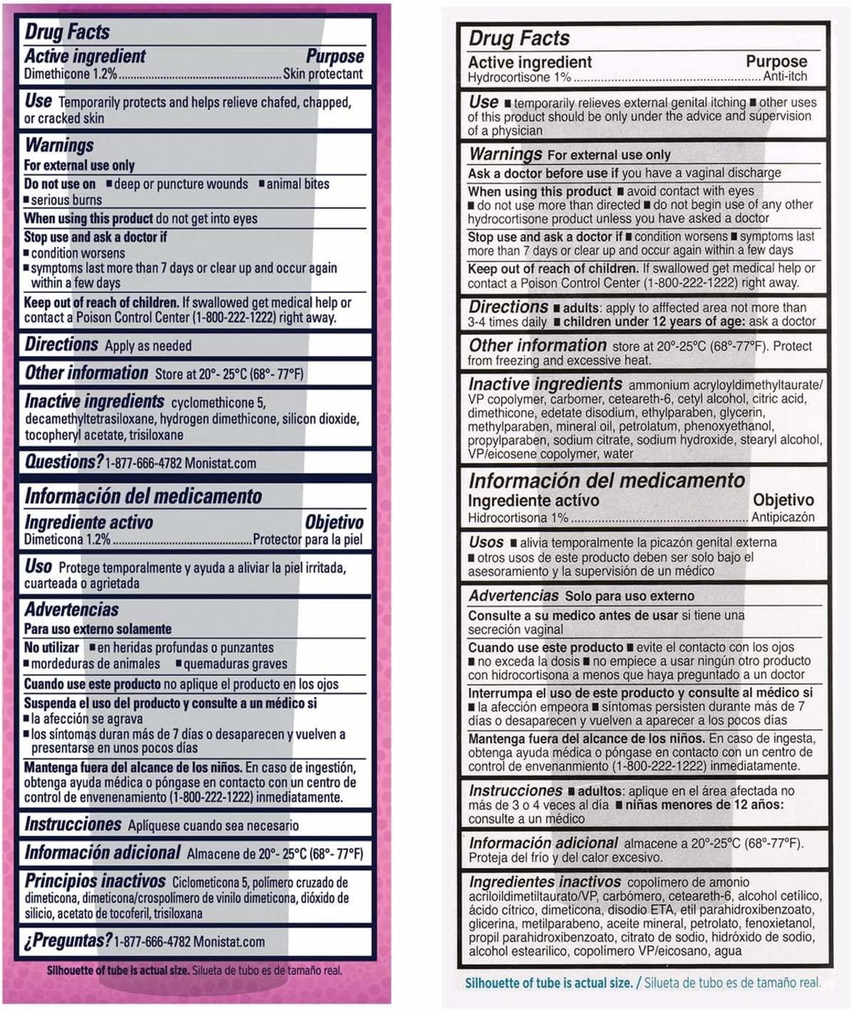 Monistat Care Relief Pack, Chafing Relief Powder Gel & Intense Itch