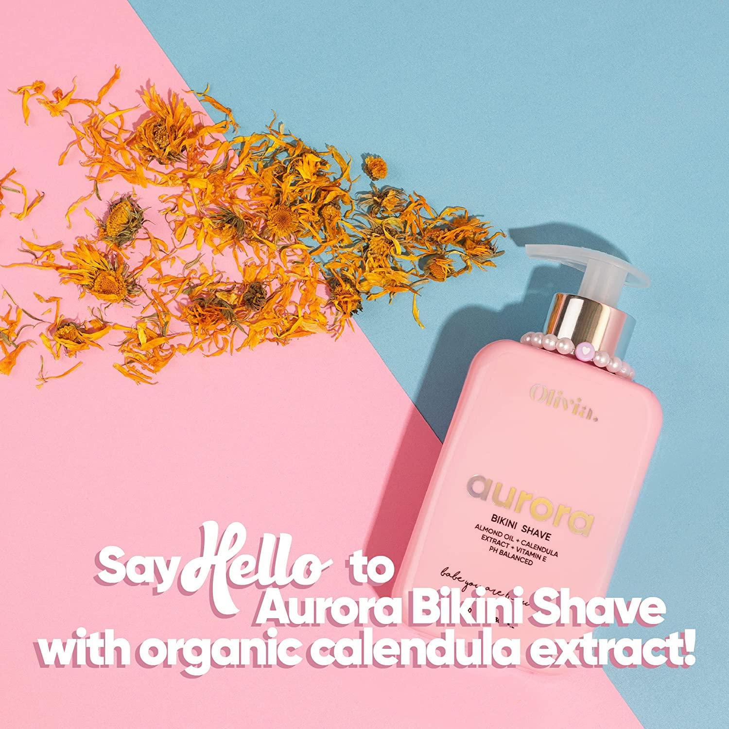 Olivia Aurora Intimate Bikini Shaving Cream 10 Fl Oz Sensitive Skin