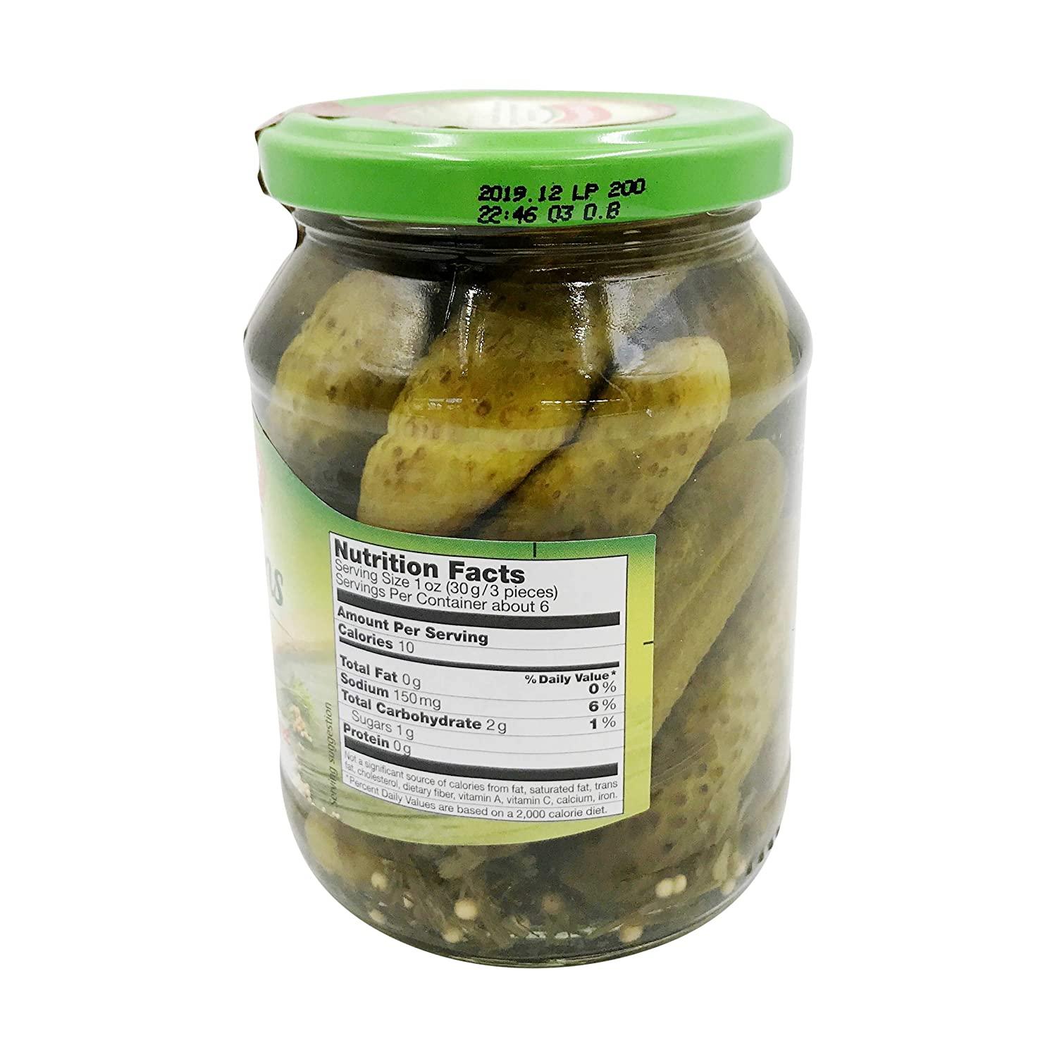 Hengstenberg Cornichons 12.5 oz Premium Pickled Gherkins for Gourmet