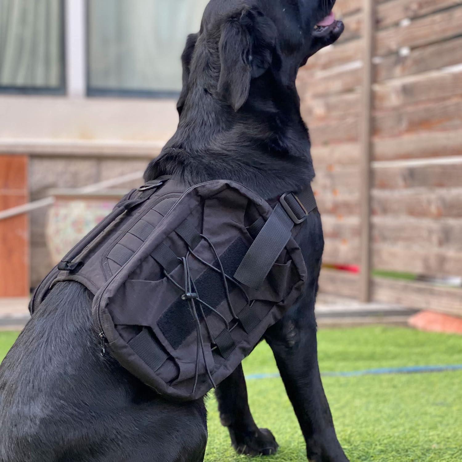 Dog Hiking Backpack - Saddlebags For Small Medium Large Dogs, Outdoor Travel