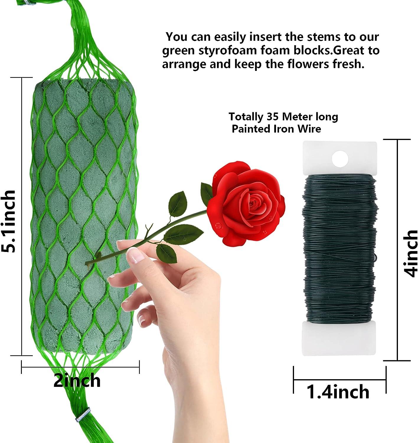 9.2Ft Floral Foam Garland Kit 14 Piece Flower Sponge Blocks Set for