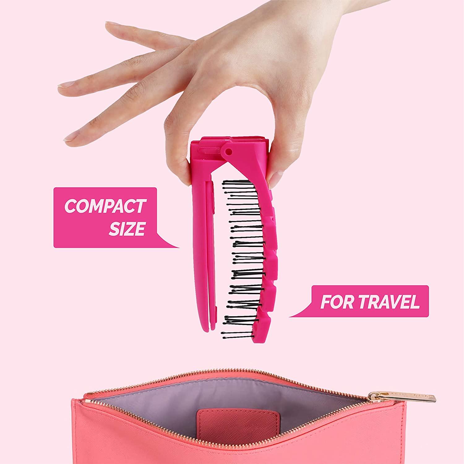 Hair brush top storage