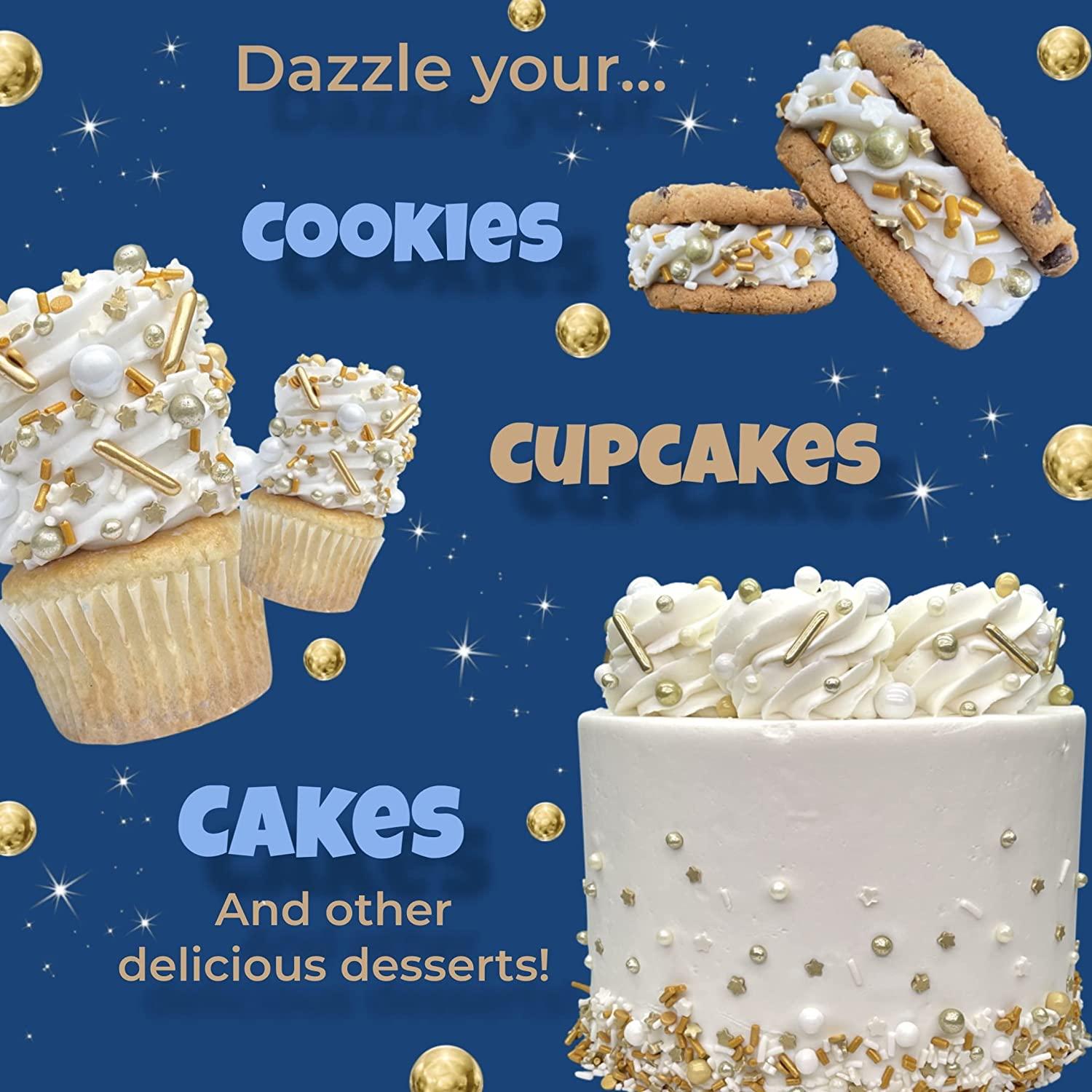 Manvscakes Sprinkles Edible Cake and Cupcake Sprinkles with Assorted