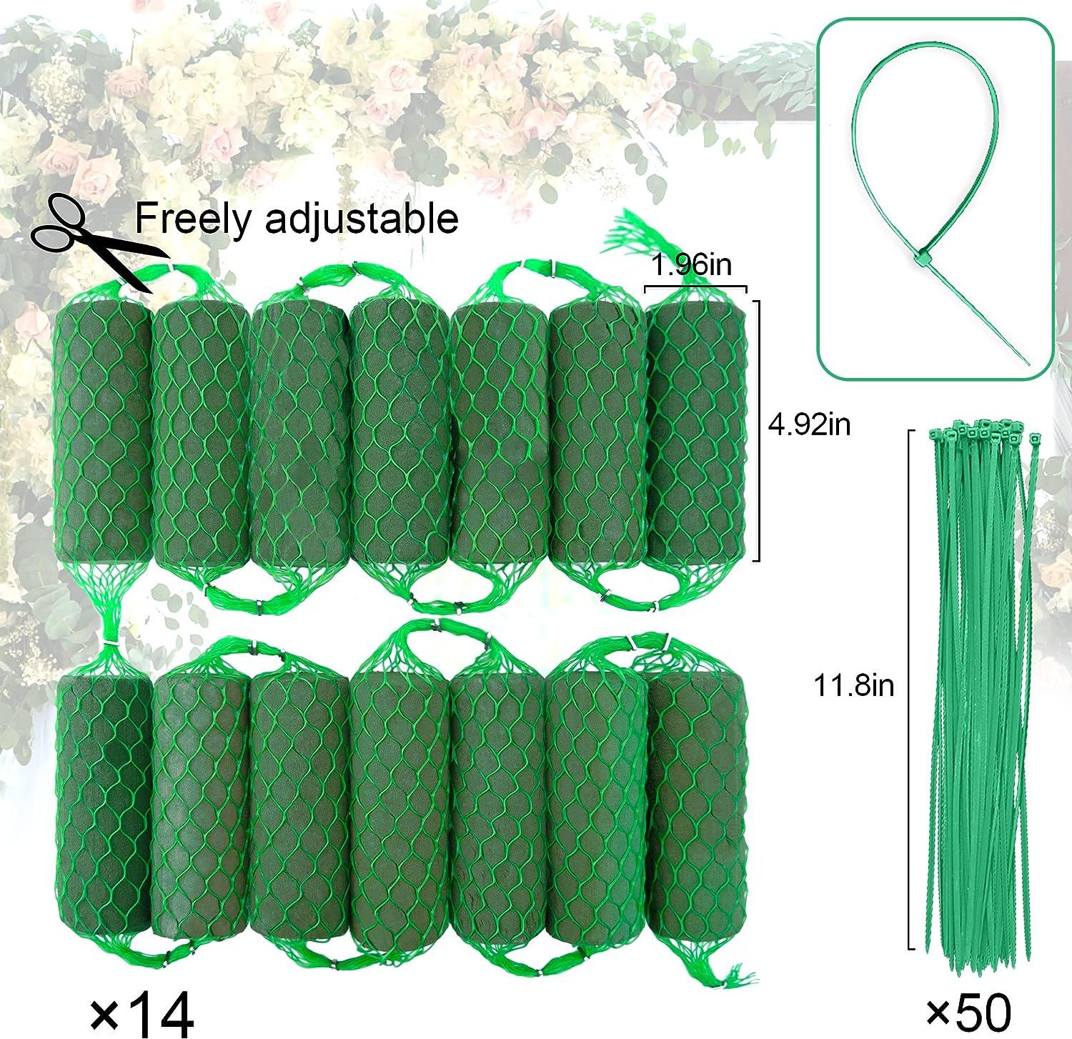 Max Shape Floral Foam Garland for Fresh Flower Arrangements Green