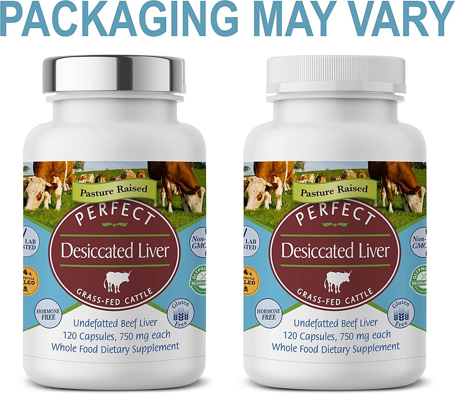 Perfect Supplements Desiccated Liver Capsules Undefatted Beef Liver