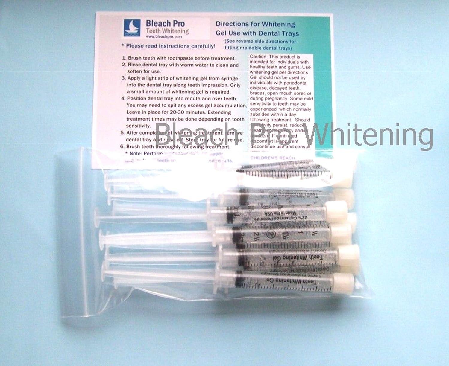 Teeth Whitening Gel Syringe Dispensers 22 Carbamide Peroxide 10 Tooth
