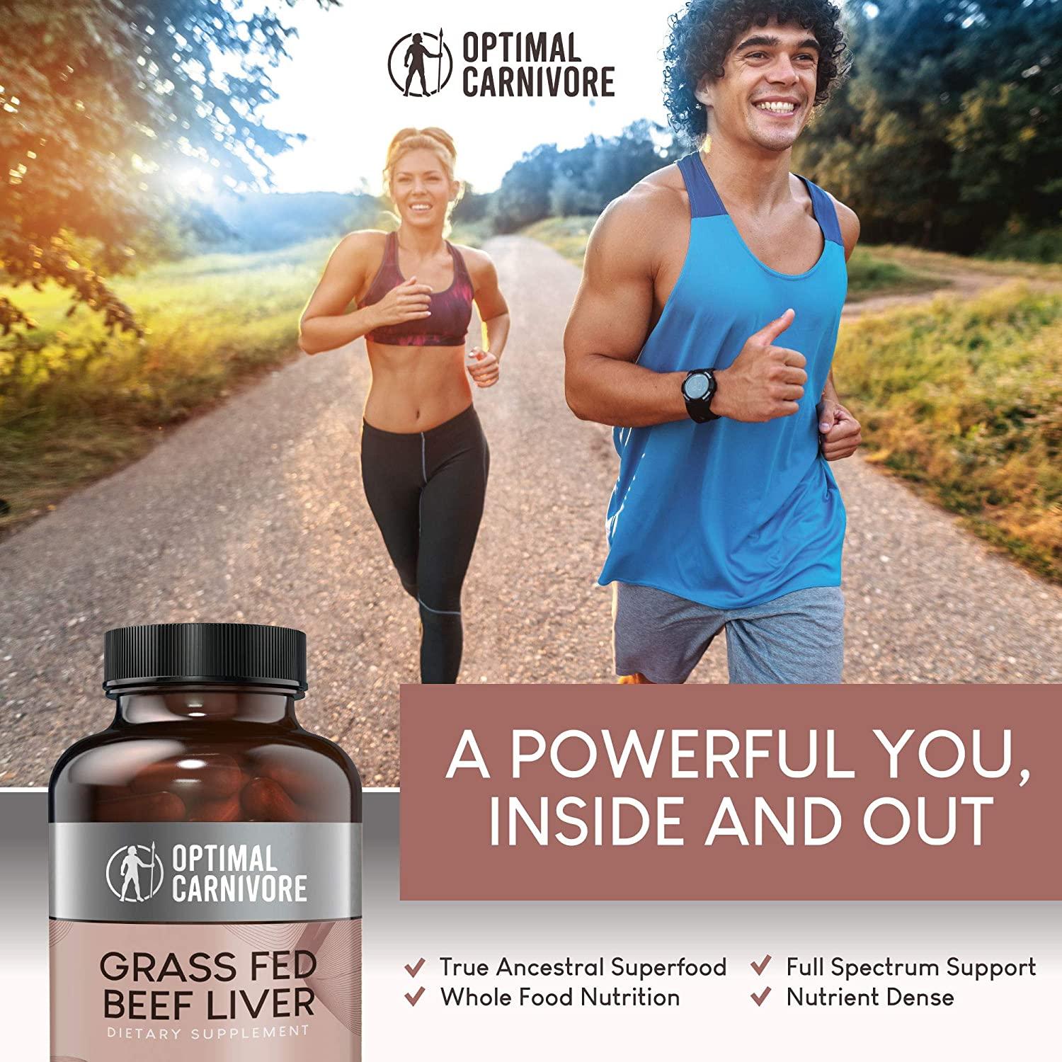 Grass Fed Beef Liver Capsules Desiccated Liver Supplement from New