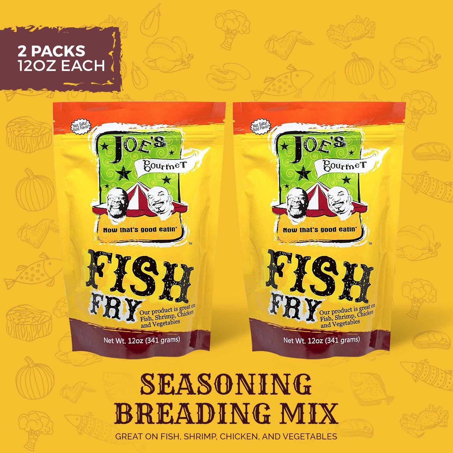 Joe's Gourmet Fish Fry Seafood Breading Mix As Seen on Shark Tank