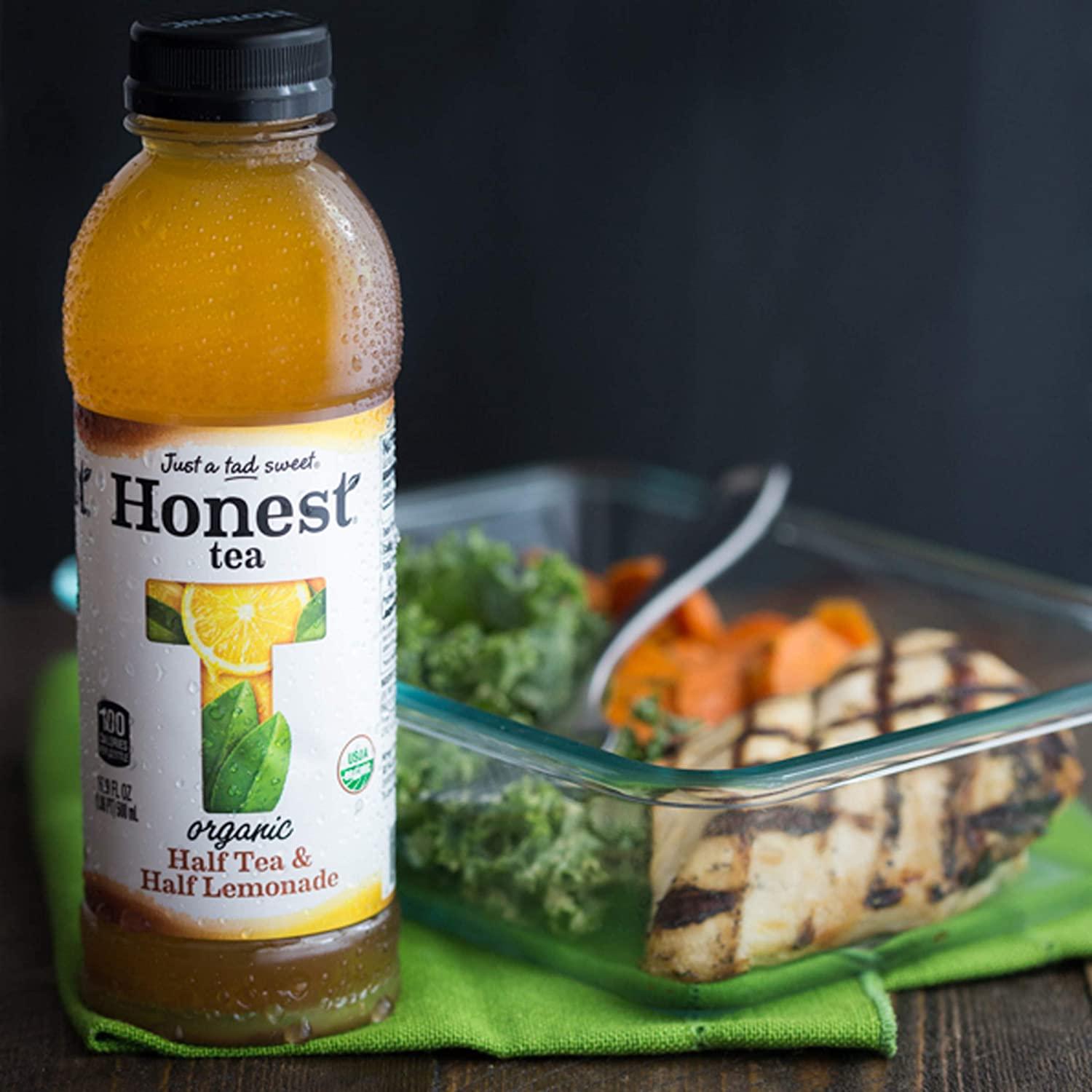 Honest Tea Organic Fair Trade Half Tea & Half Lemonade Gluten Free, 16.