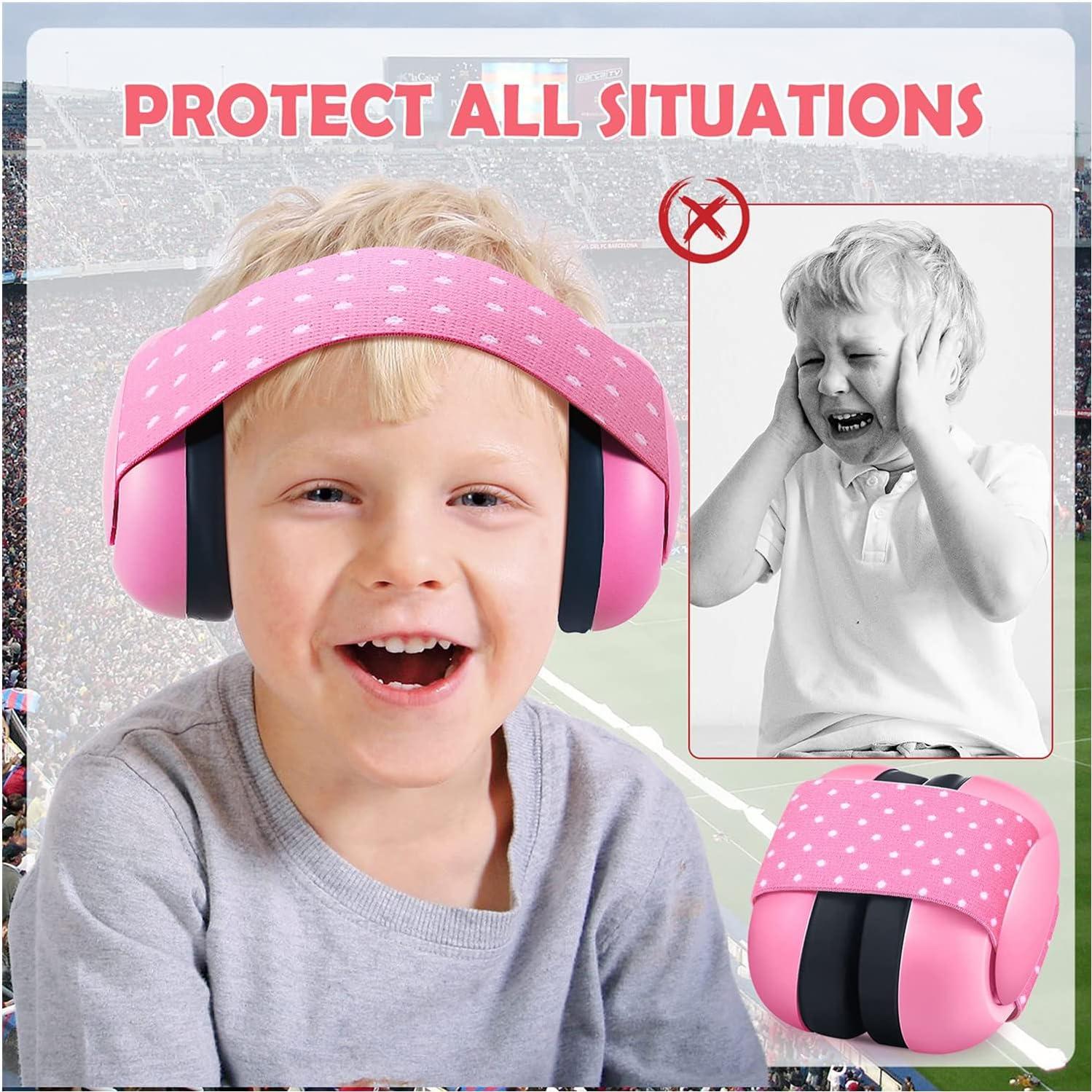 SAKU Baby Ear Defenders Noise Cancelling Headphones Protectors for 0 to