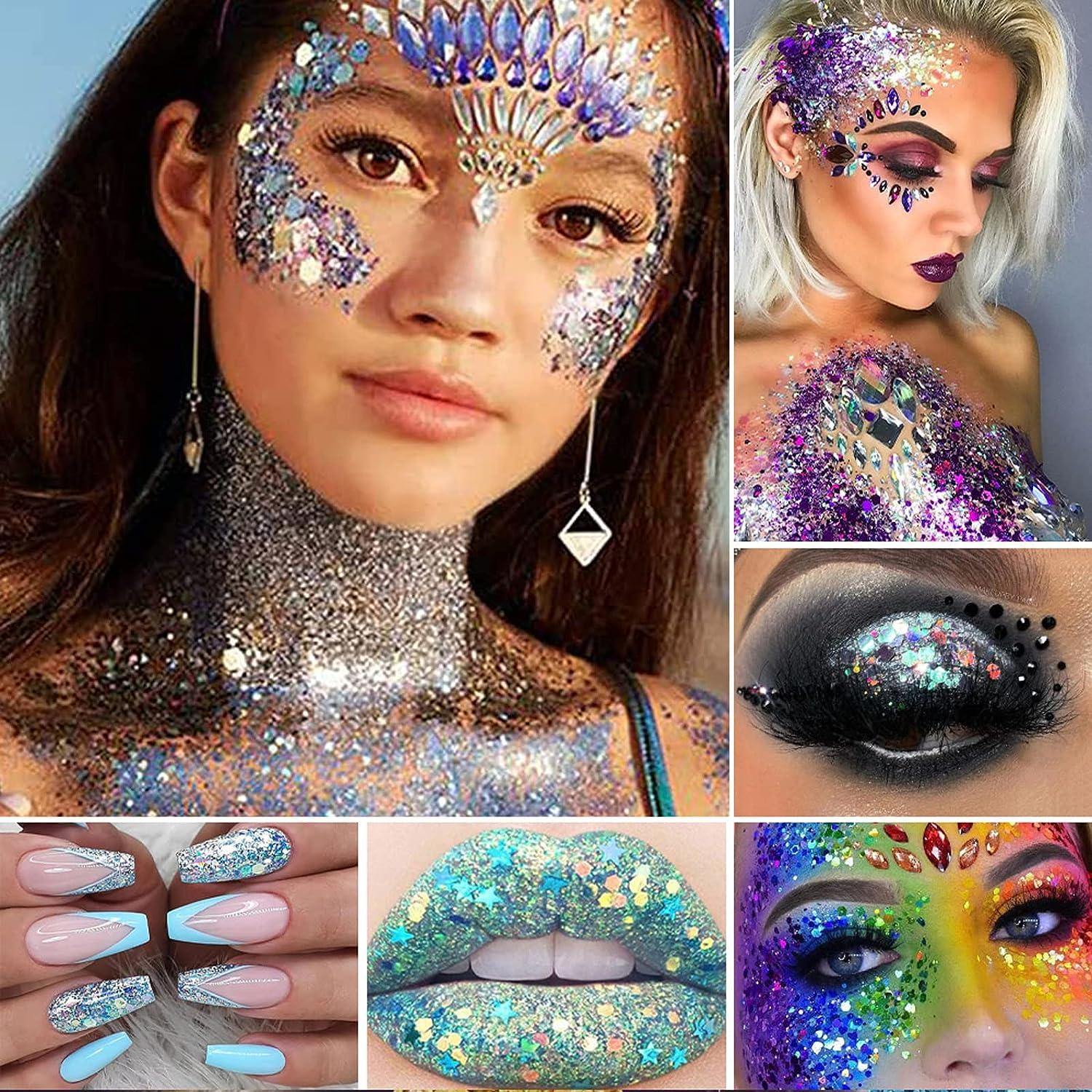 Body Glitter - 6 Jars Holographic Glitter for Festival & Party Makeup –  imethodbeauty