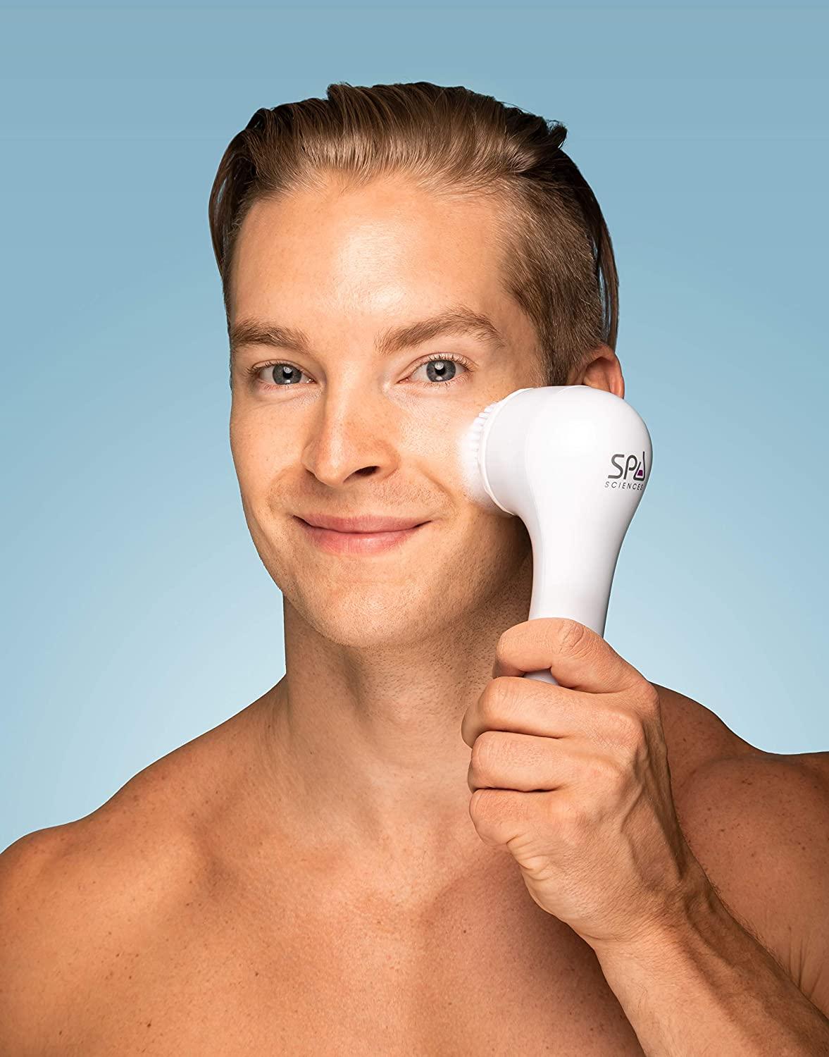 Spa Sciences NOVA Patented Sonic Facial Cleansing Brush & Exfoliating