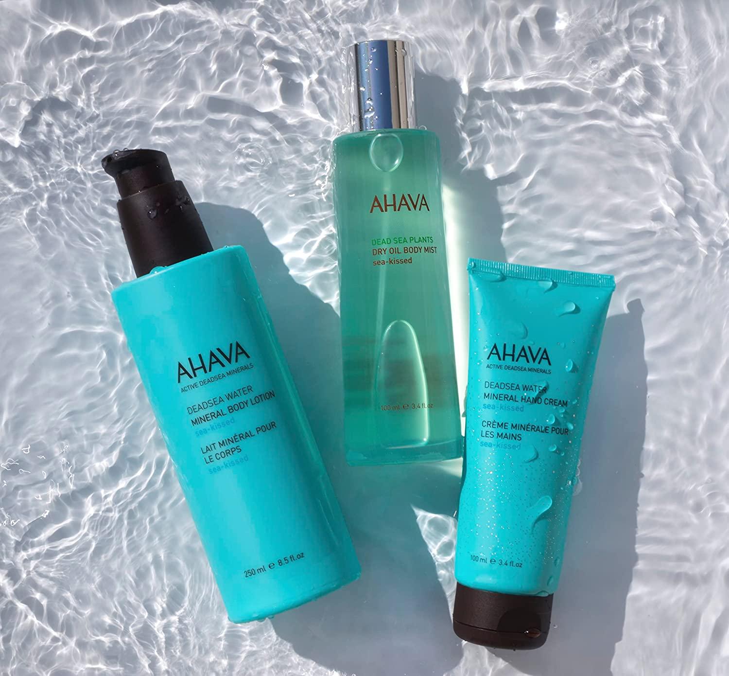 AHAVA Dead Sea Mineral Hand Cream Sea-Kissed 3.4 Fl Oz - Hydrating Hand  Cream with Minerals from the Dead Sea | Buy Now with Express International  Delivery | GoSupps.com
