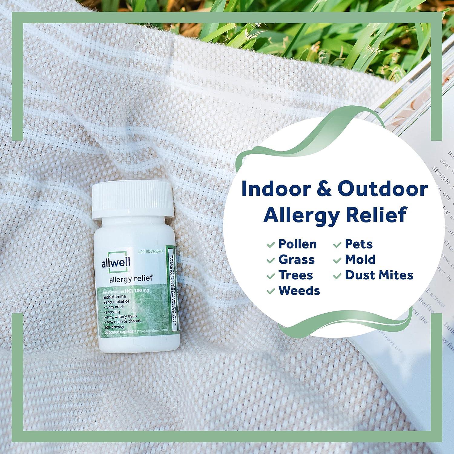 AllWELL Non Drowsy Allergy Relief 24Hour Medication 30 Caplets Buy