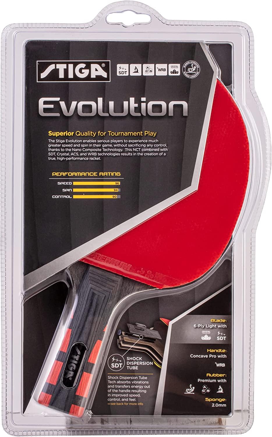 STIGA Evolution PerformanceLevel Table Tennis Racket Made with